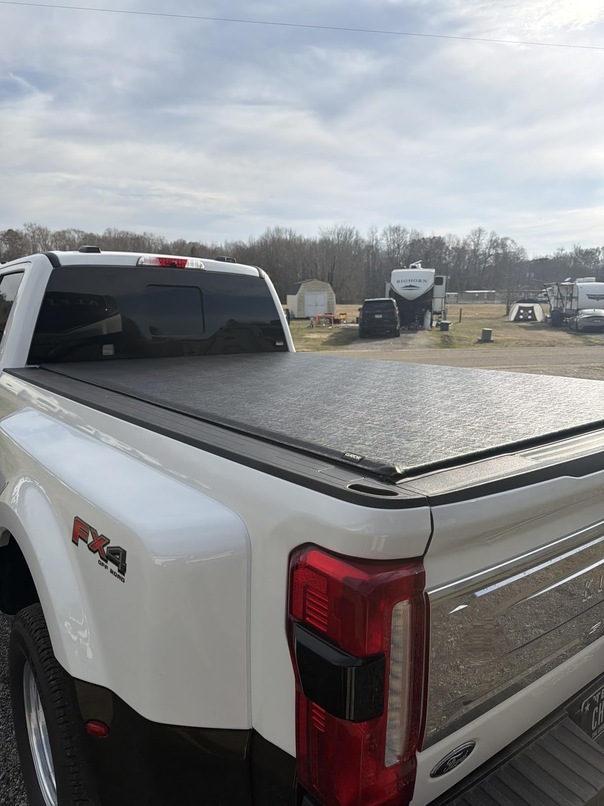 Gator Soft Roll-Up Truck Bed Tonneau Cover w/ Gear Straps | 137913 | Fits 2017 - 2026 Ford F-250/350/450 Super Duty 6' 10