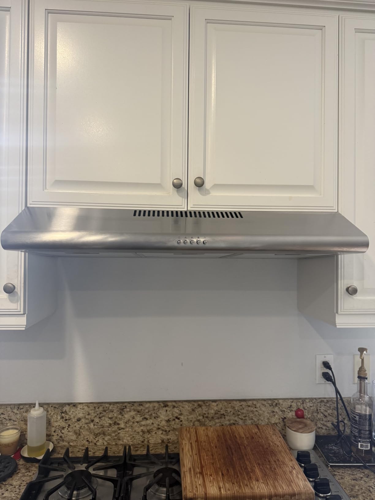 Cosmo COS-5MU36 36 in. Delta Collection Ducted Under Cabinet Range Hood, Reusable Filters, LED Lighting, Push Button Controls, 3 Fan Speeds, Stainless Steel customer photo 1