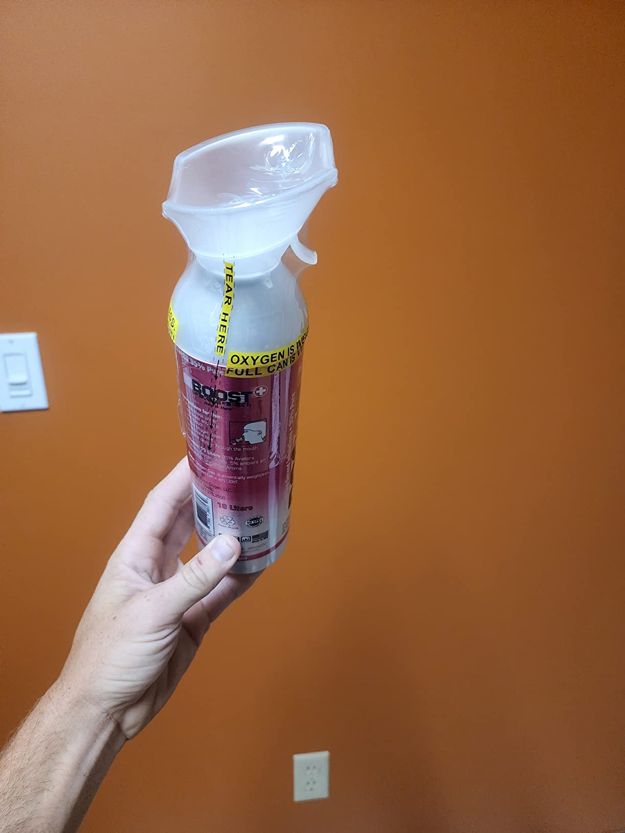 Boost Oxygen Large Natural 10 Liter Canister | Respiratory Support for Aerobic Recovery, Altitude, Performance and Health (3 Pack) customer photo 2
