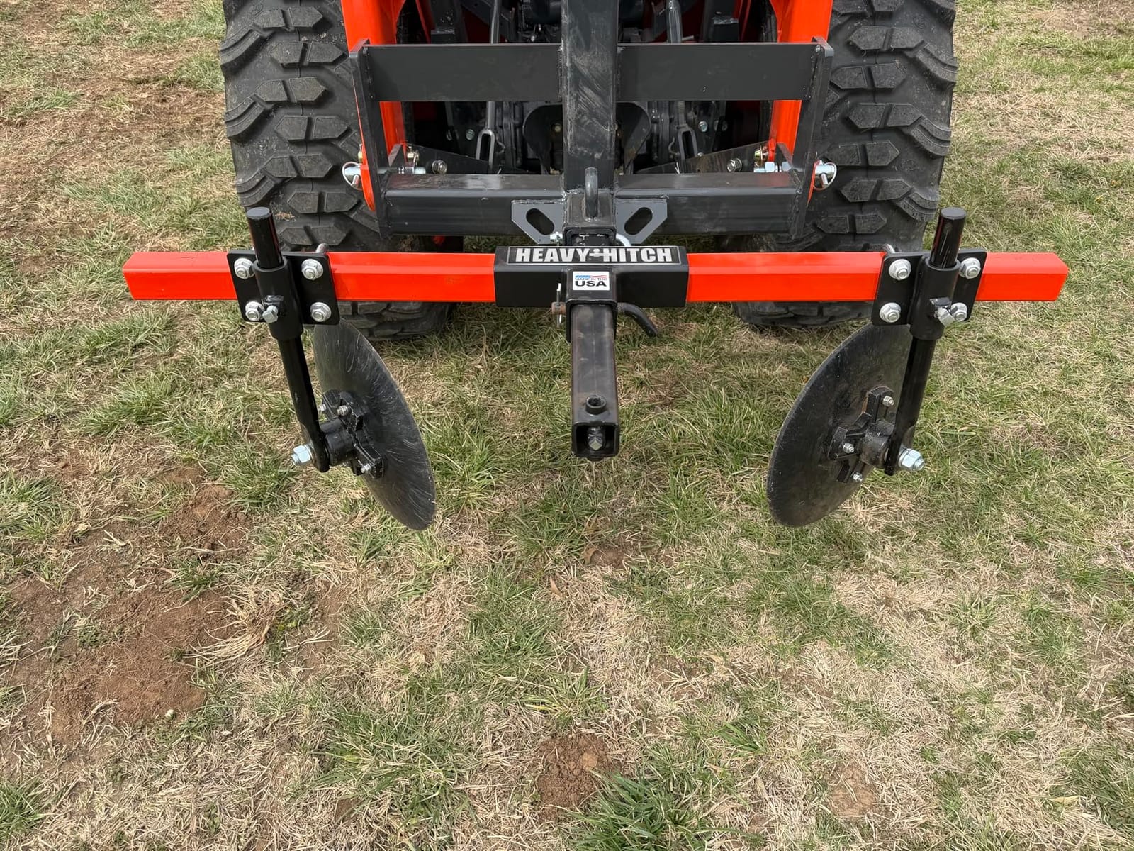 Multi-Purpose Disc Cultivator Garden Bedder 3-Point Attachment with S-Tines and Row Maker Insert Powdercoated in Green | USA Made for Compact/Sub-Compact Tractors customer photo 1