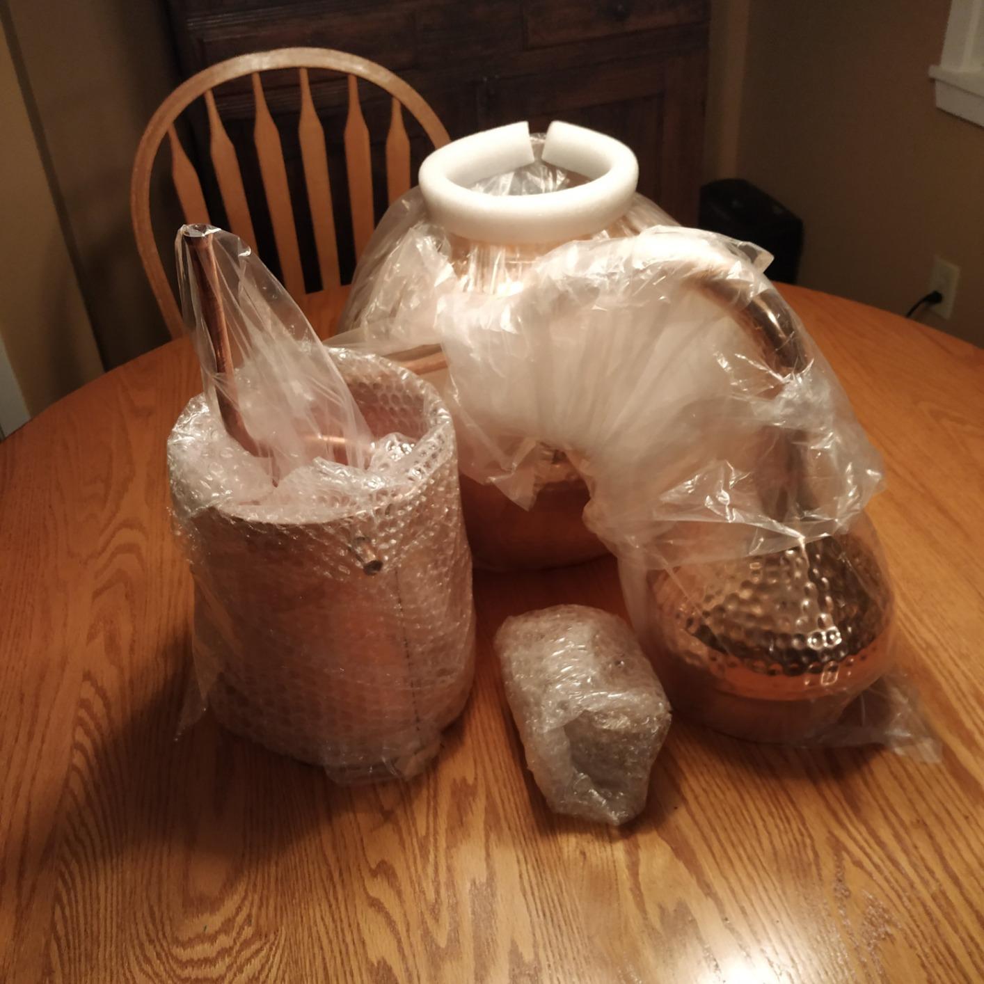 5 Gallon Pure Copper Alembic Still for Whiskey, Moonshine, Essential Oils by Copperholic customer photo 1