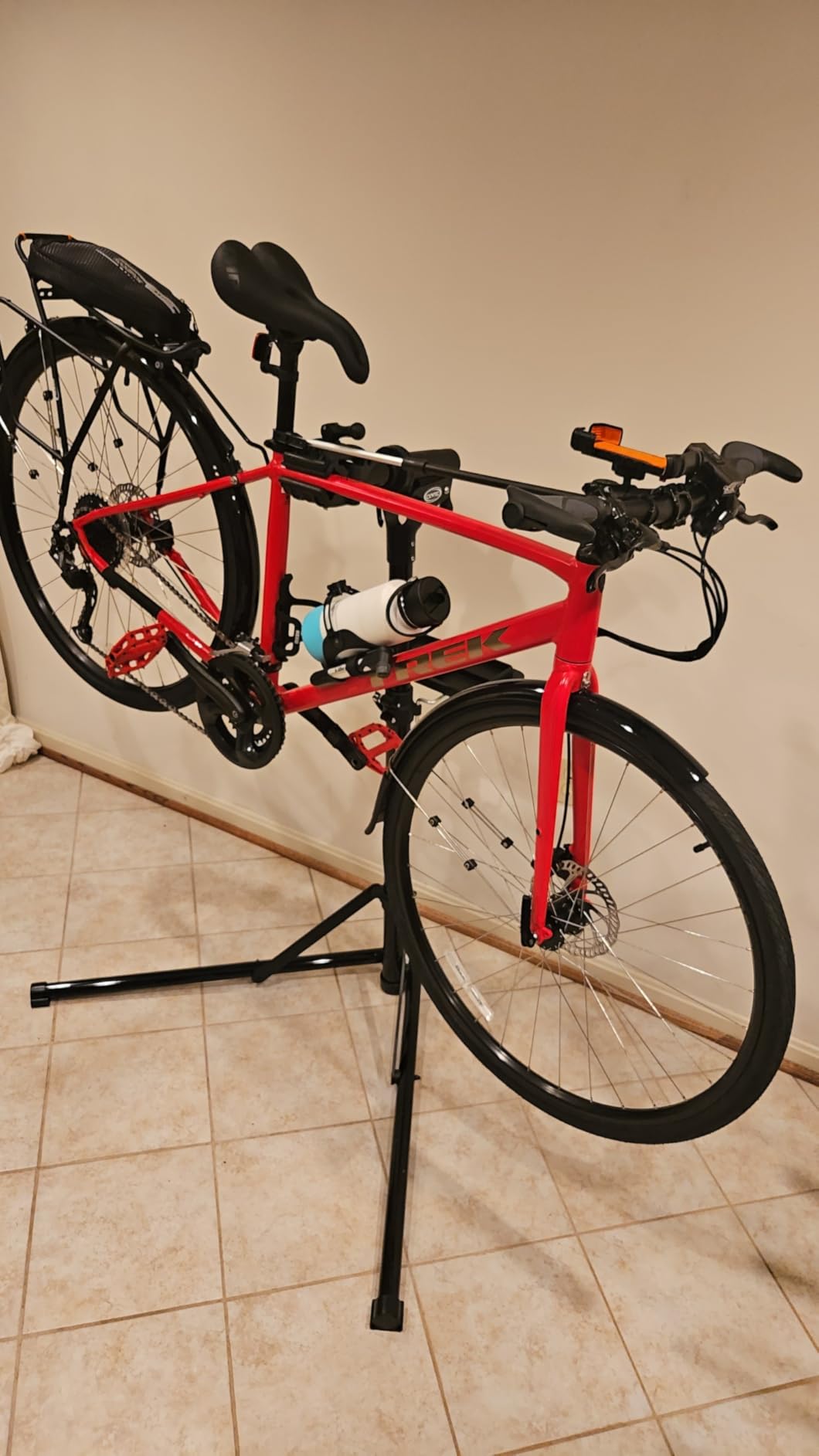 CXWXC Bike Repair Stand -Shop Home Bicycle Mechanic Maintenance Rack | Bike Workstands for Mountain Bike and Road Bike (rs100) (A: Champagne) customer photo 2