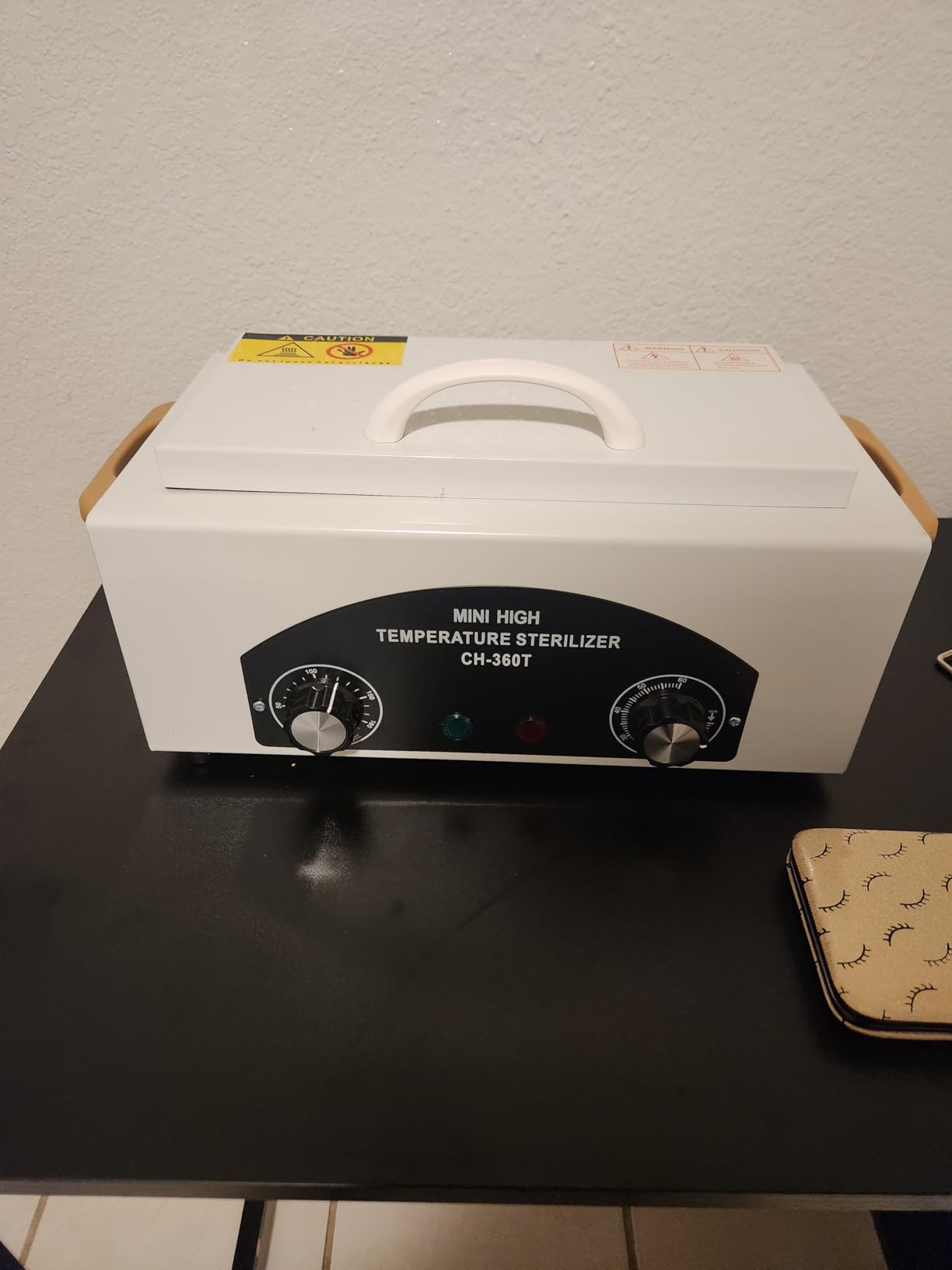 TIJERAS High Temperature Cleaning Box - 110V 300W 1.5L | Pedicure SPA Salon Barber Equipment with Timer Manicure for Sundry Beauty Hair Nail Metal Tools with Handle customer photo 1