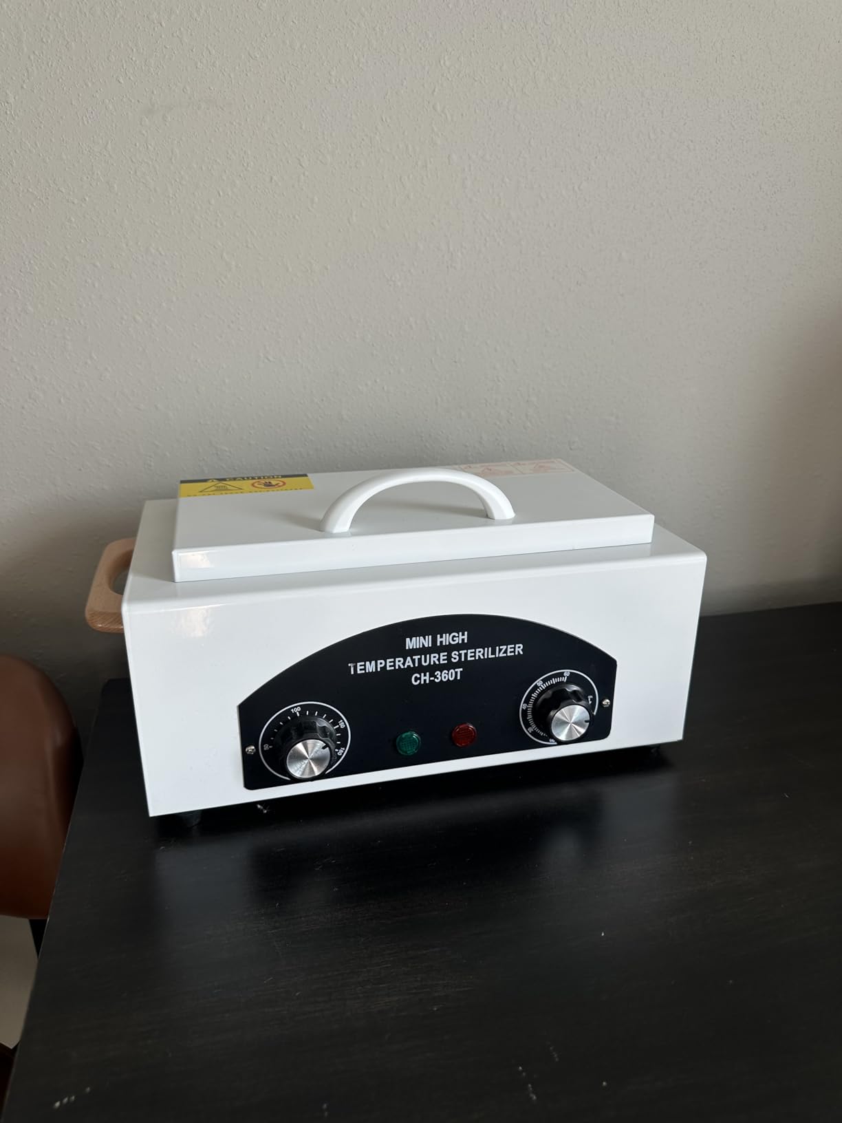 TIJERAS High Temperature Cleaning Box - 110V 300W 1.5L | Pedicure SPA Salon Barber Equipment with Timer Manicure for Sundry Beauty Hair Nail Metal Tools with Handle customer photo 2