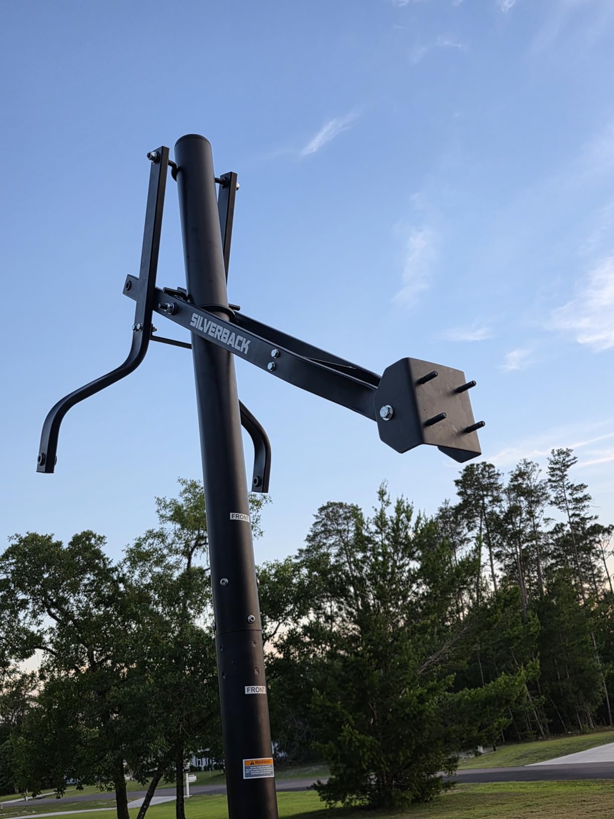 Silverback Height Adjustable In-Ground Basketball Hoop with Tempered Glass Backboard customer photo 1