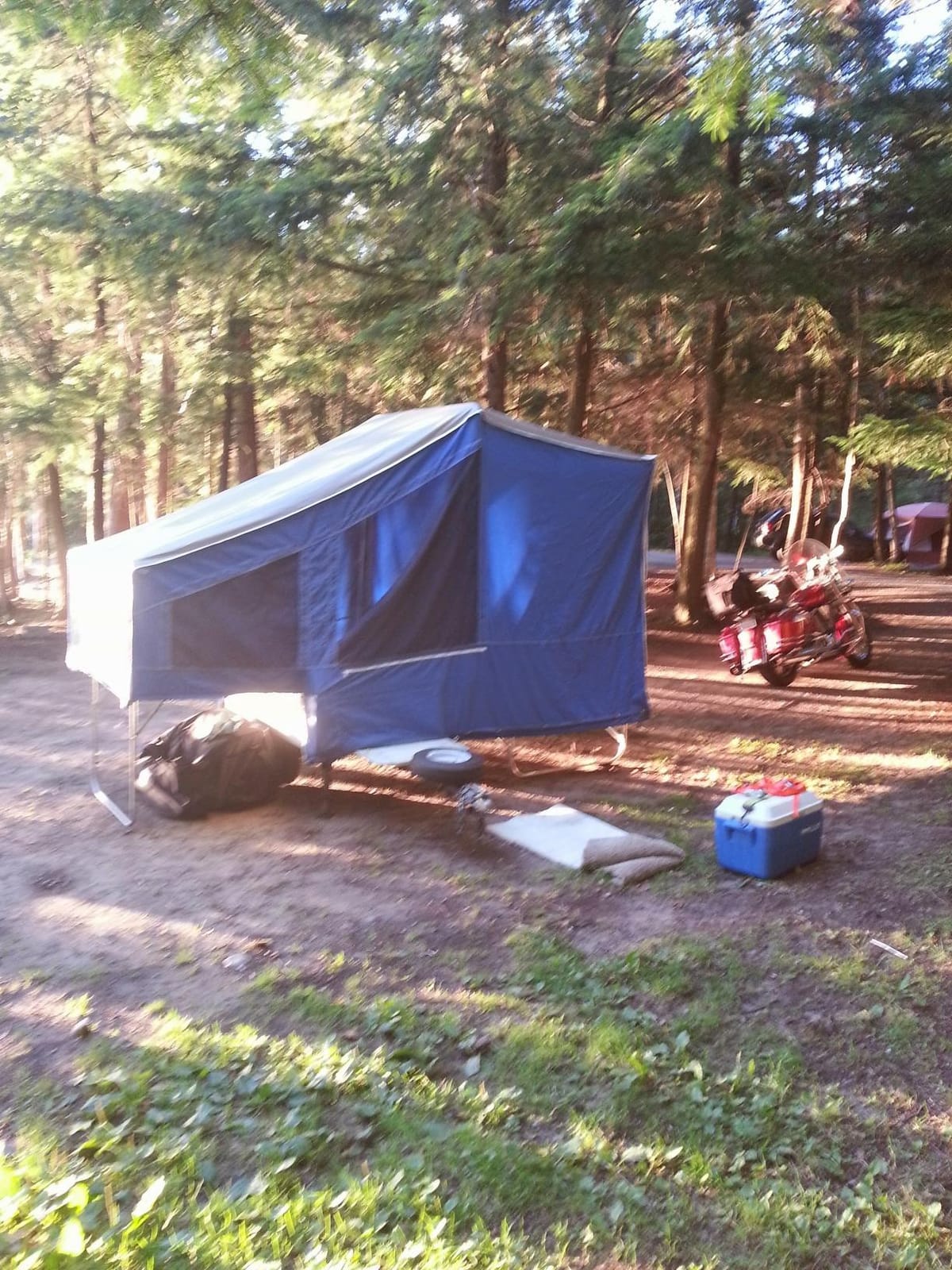 Time Out Camping Trailers (Pull Behind Motorcycle or Small Car) (Deluxe Camper) customer photo 1