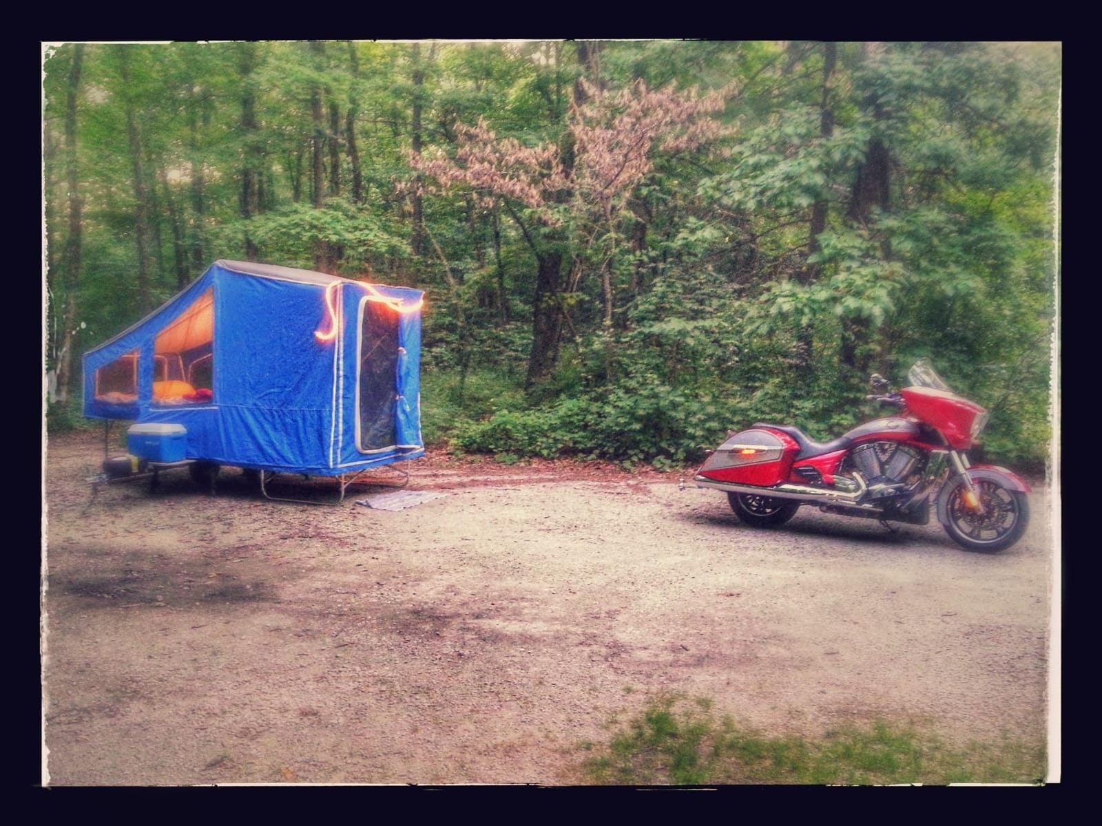 Time Out Camping Trailers (Pull Behind Motorcycle or Small Car) (Deluxe Camper) customer photo 2