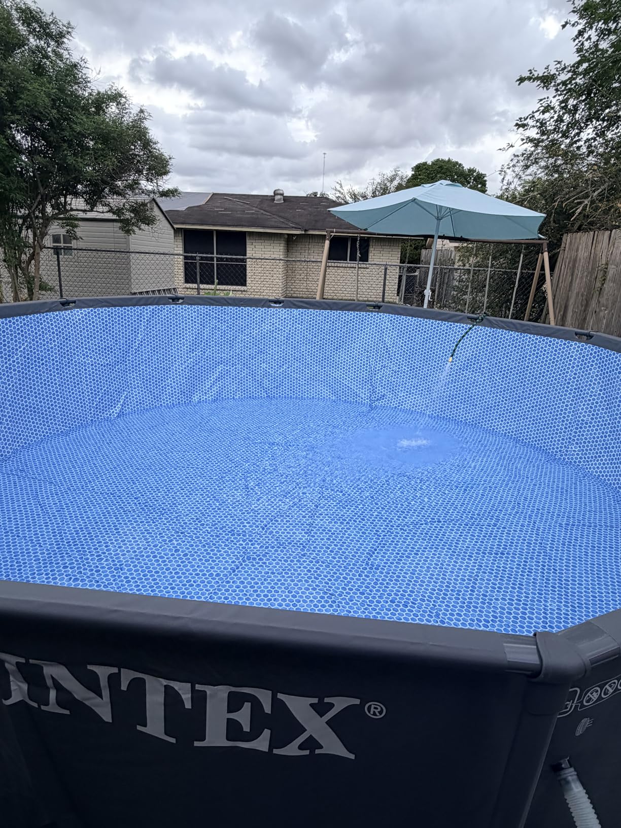 INTEX 26333EH Ultra XTR Deluxe Above Ground Swimming Pool Set: 20ft x 48in - Includes 2100 GPH Cartridge Sand Filter Pump - SuperTough Puncture Resistant - Rust Resistant - Easy to Assemble customer photo 2