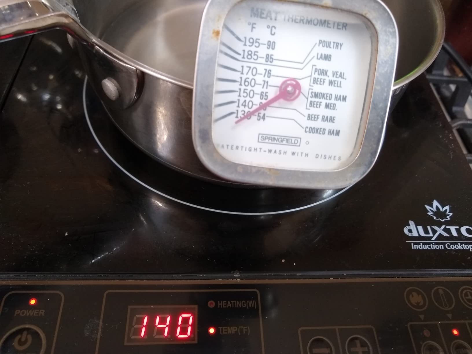 Duxtop 1800W Portable Induction Cooktop Countertop Burner, Silver 8120MC | BT-180G3 customer photo 2