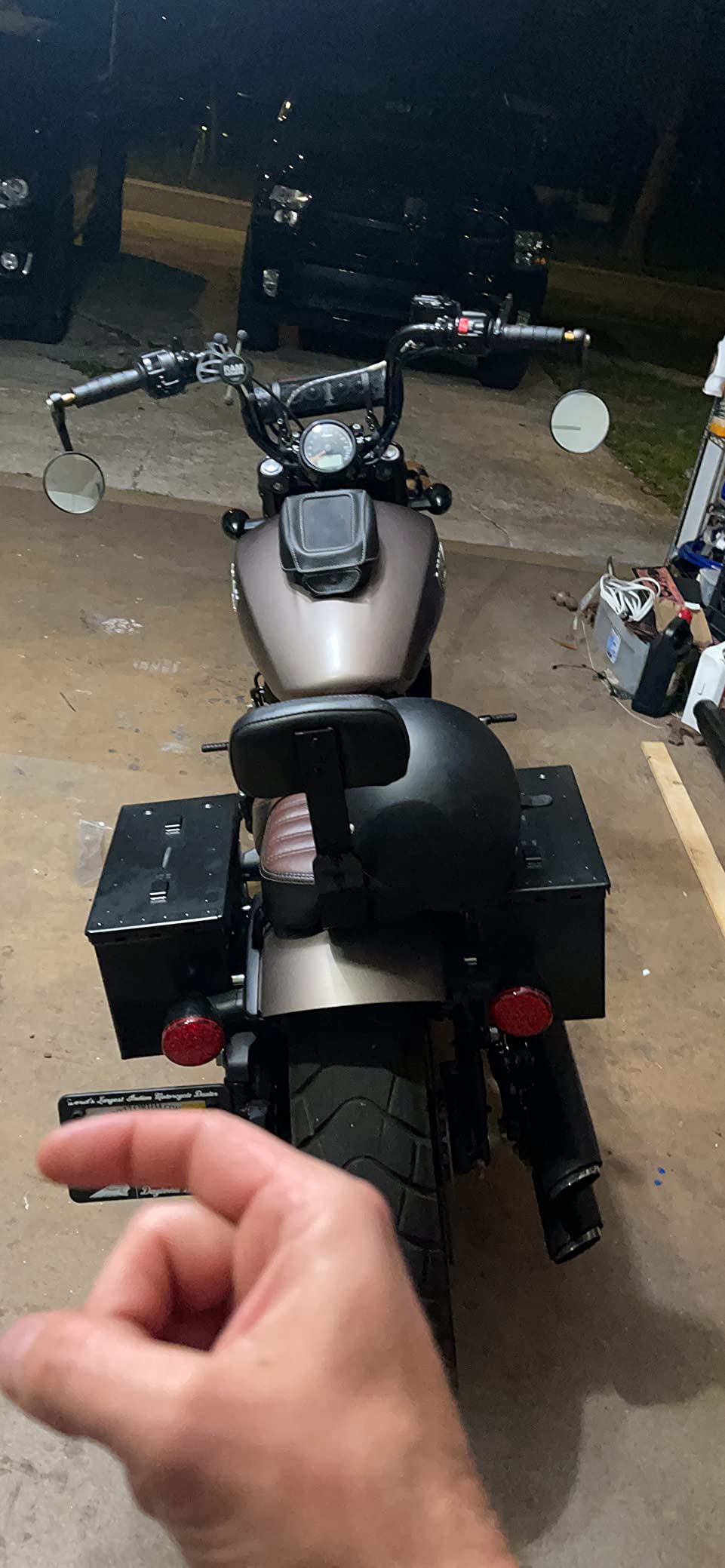 Kuryakyn 2720 MTX Road Thunder Weather Resistant Motorcycle Sound Bar Plus: 300 Watt Handlebar Mounted Audio Speakers with Bluetooth, USB Power Charger, Satin Black customer photo 1