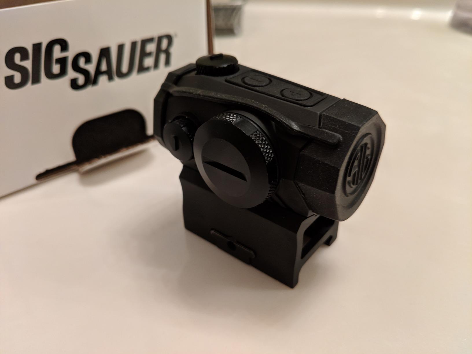 SIG SAUER Romeo5 1x20mm Tread Closed Red Dot Sight | High-Performance Durable Waterproof Fog-Proof Compact 2 MOA Optic for SIG M400 Tread customer photo 1