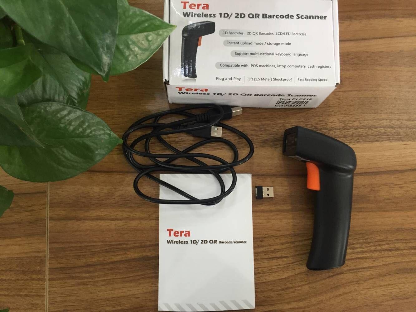Tera Barcode Scanner with Battery Indicator: 2D Wireless, D5100 Orange customer photo 2