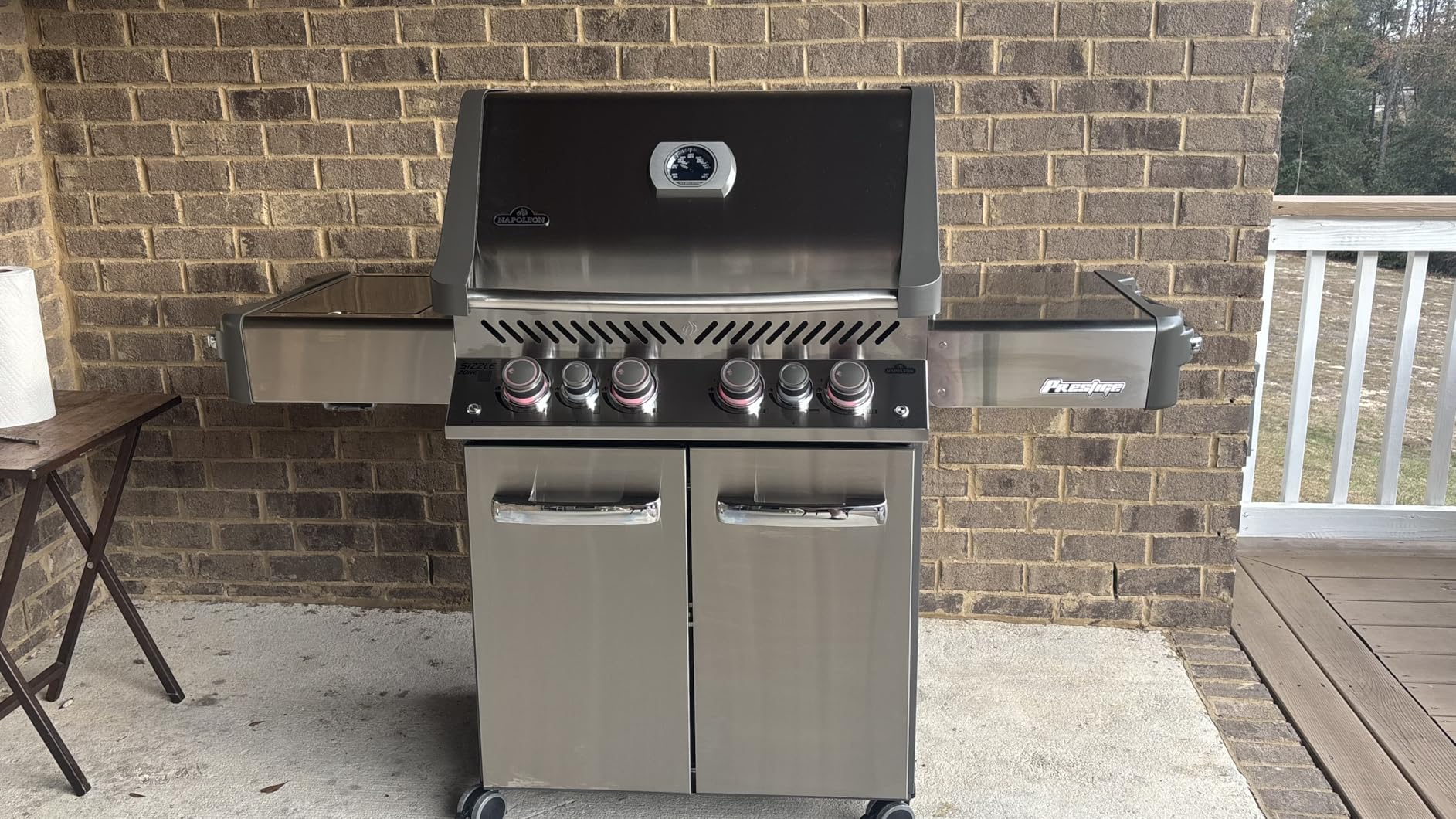 Napoleon P500RSIBNSS-3 Prestige 500 RSIB Natural Gas Grill with Infrared Side and Rear Burner, Stainless Steel customer photo 2