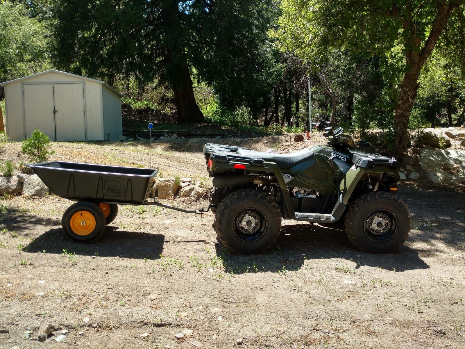 Polar LG7 Lawn & Garden Trailer 600 lb Capacity Model 9393 customer photo 1