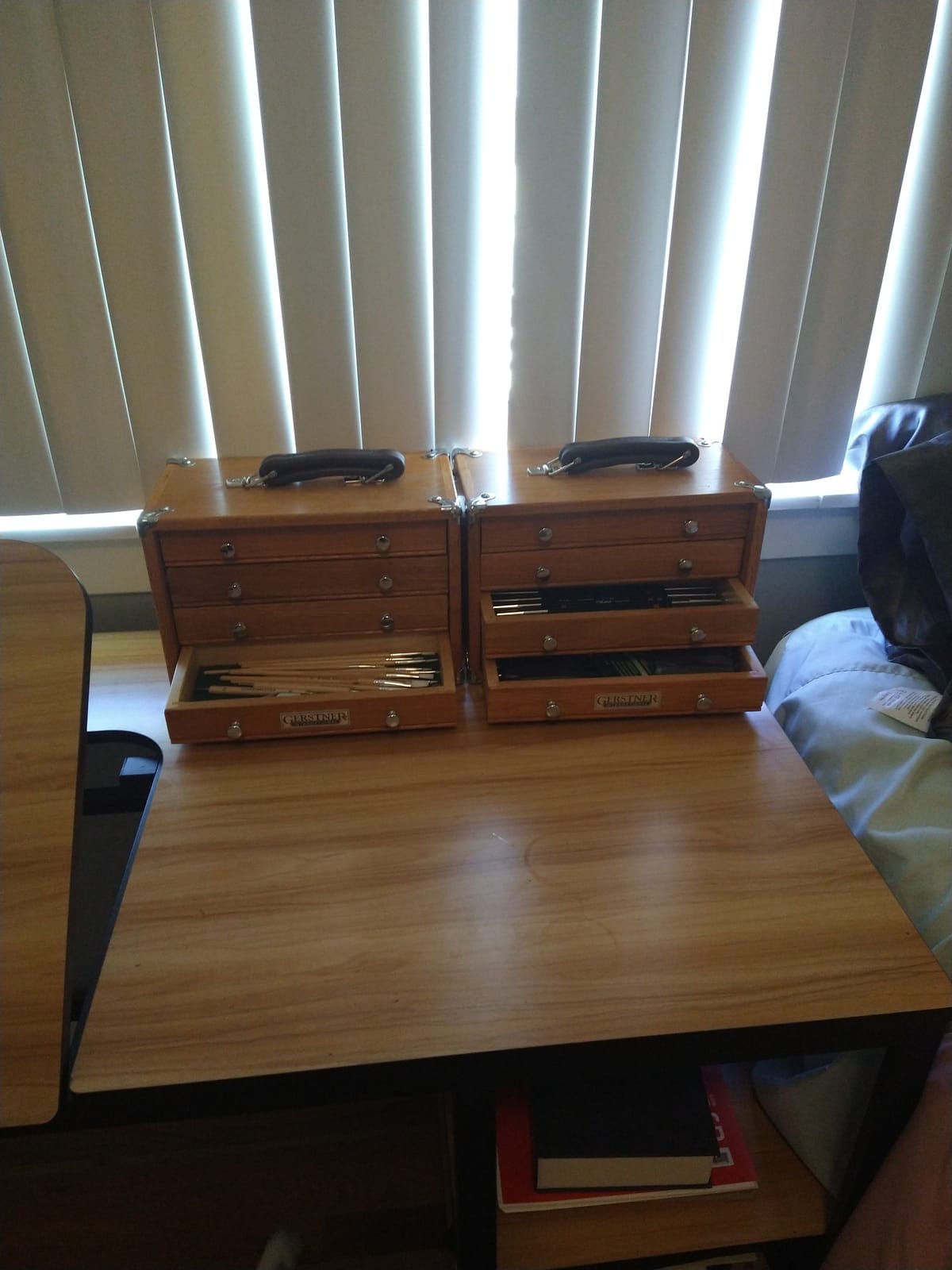 Gerstner International GI-T12 Red Oak 4-Drawer Mini Portable Chest customer photo 2
