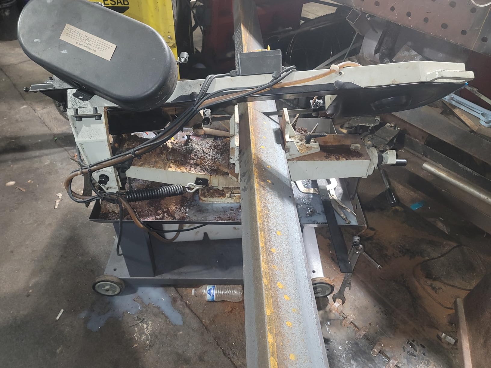 Metal Band Saw, 7 x 8.25 in Swivel Bow, KAKA INDUSTRIAL BS-712R customer photo 2