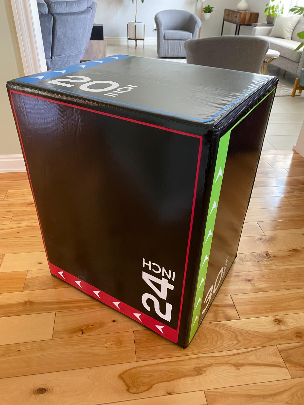 BalanceFrom 3-in-1 Foam Plyometric Jump Box for Home Gym with Multiple Height Options customer photo 2