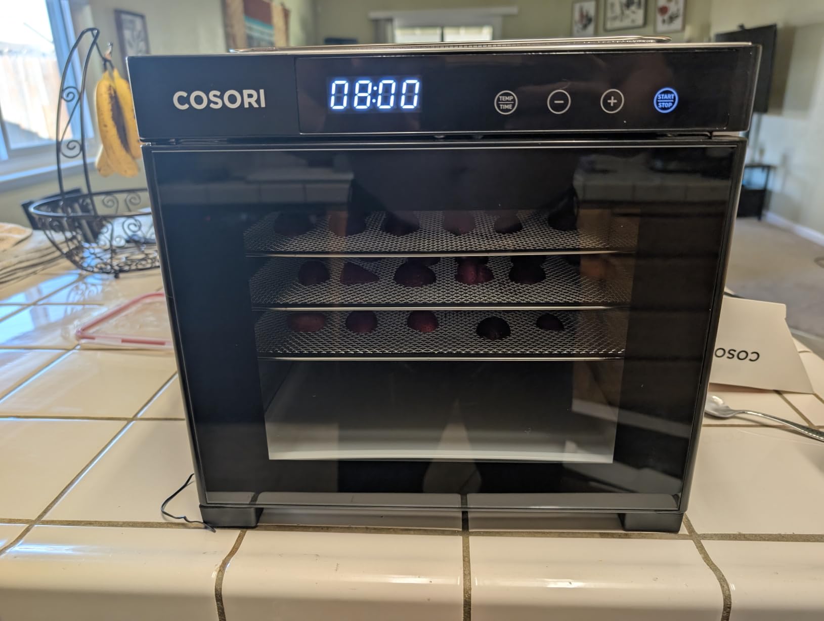 Cosori Food Dehydrator, 6 Stainless Steel Trays with 6.5 ft² Drying Space | Extra Large, 95-165°F Precision Control, 600W Faster Drying, Horizontal Airflow, Quiet Operation under 48 dB, 48H Timer customer photo 2