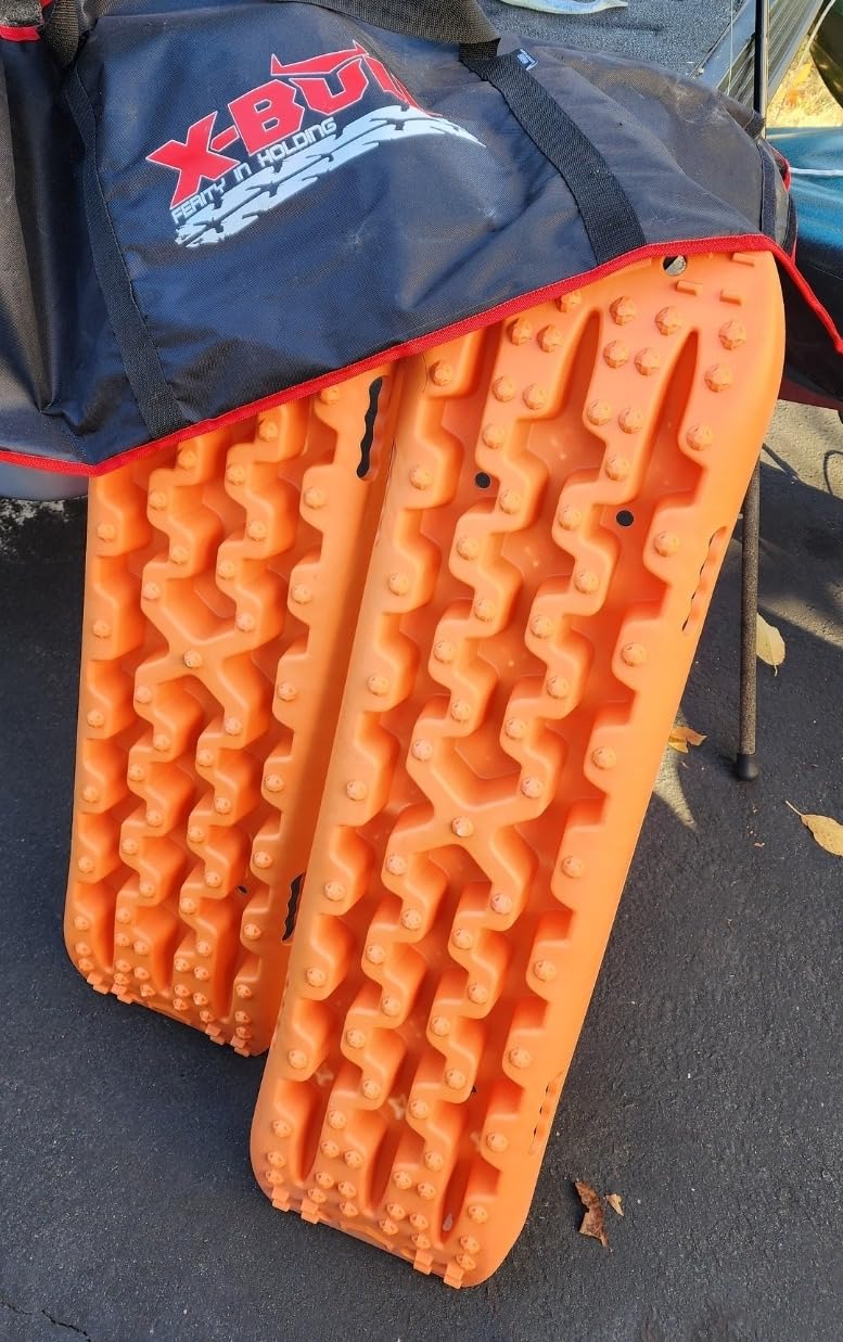 X-BULL New Recovery Traction Tracks Sand Mud Snow Track Tire Ladder 4WD (Orange, 3rd Gen) customer photo 2
