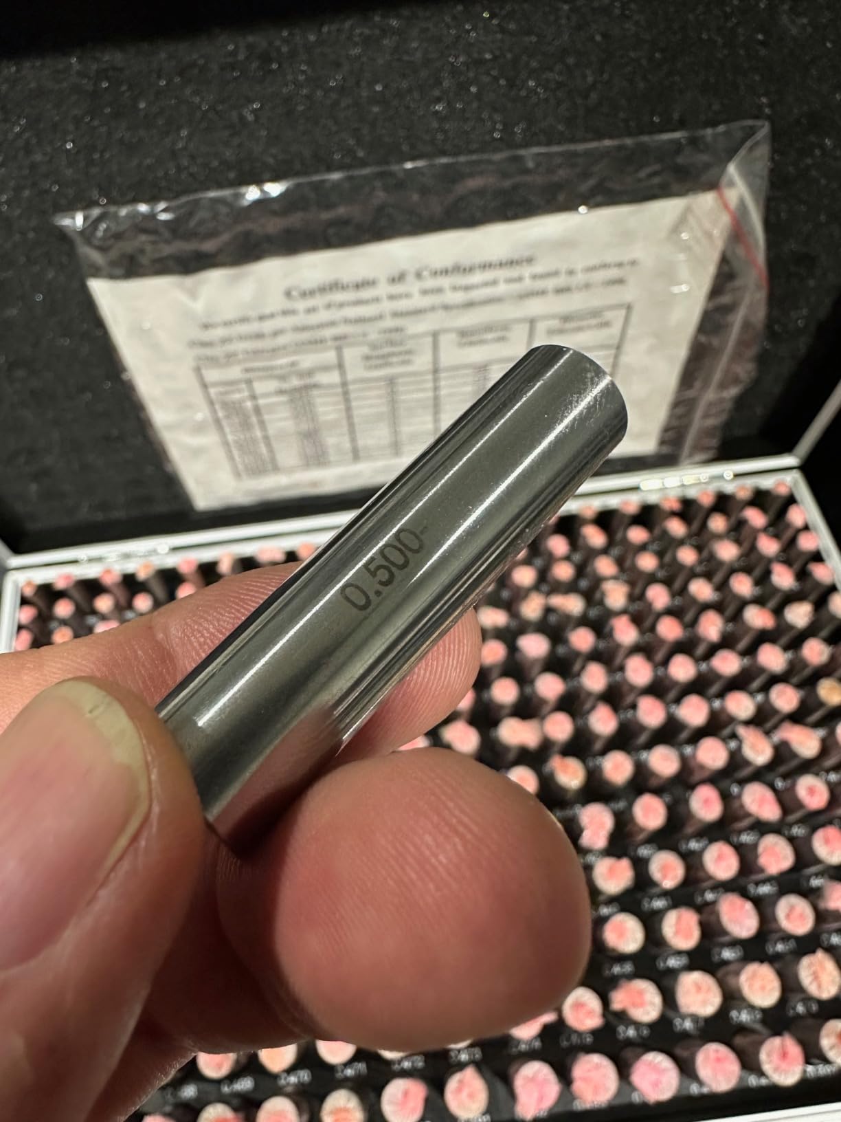 Accusize Industrial Tools - 190 Pc Precision Minus Class ZZ Pin Gauge Set, 0.061