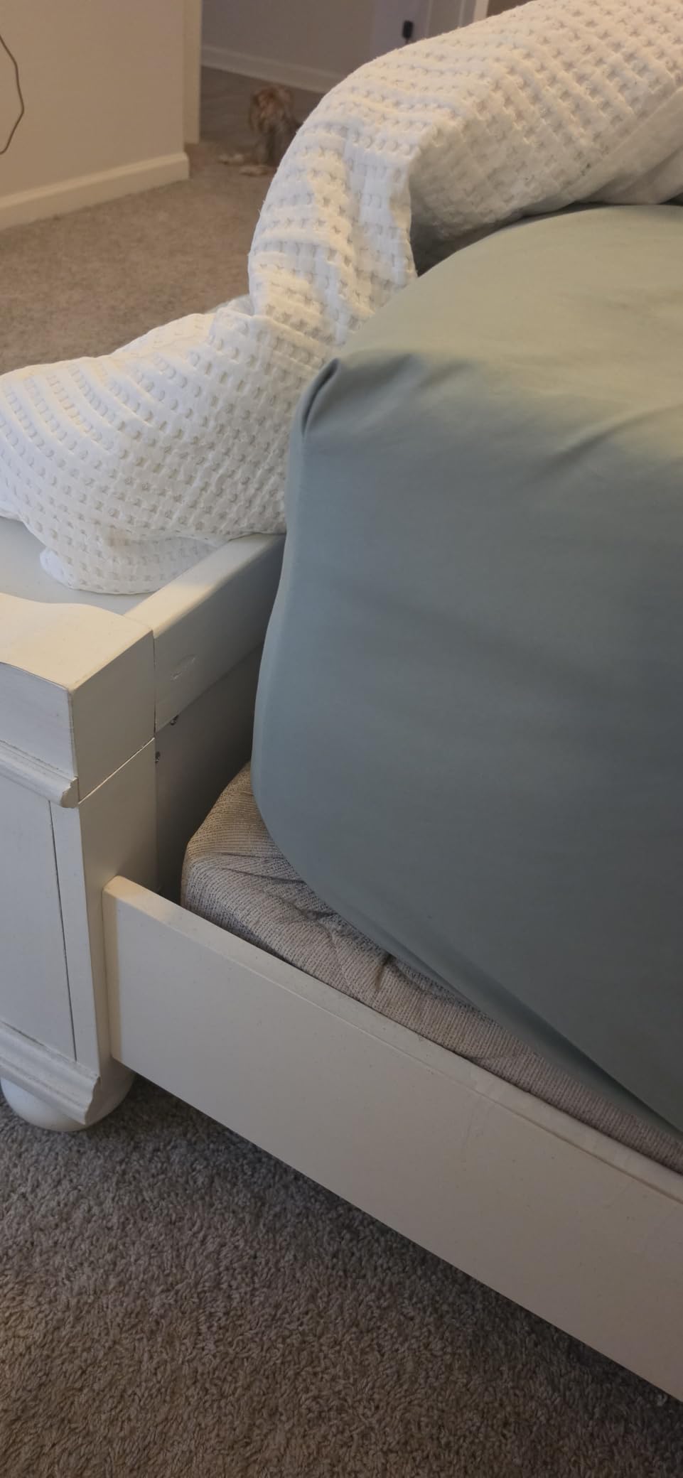 Hearth & Harbor Extra Deep Pocket Queen Sheets Sets - Fits Mattress 18-24 Inches Deep - 6 Piece Queen Size - Grey customer photo 2