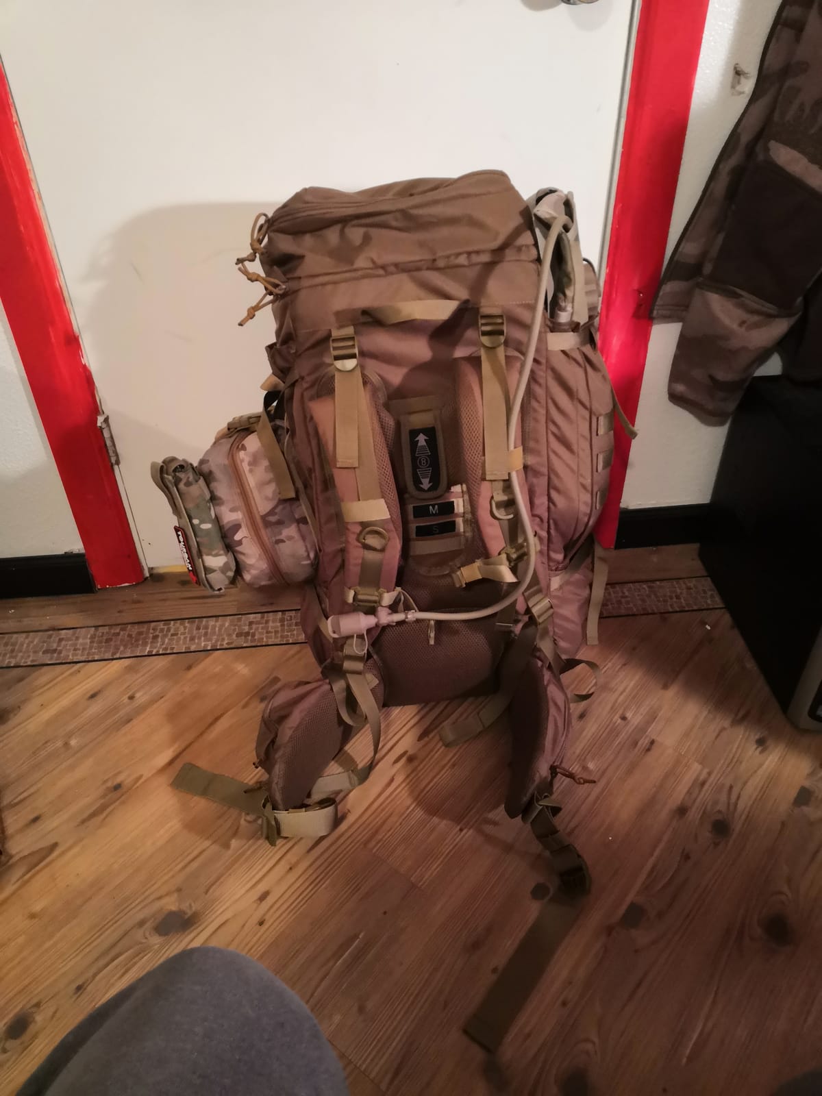 Mardingtop 75L Molle Hiking Internal Frame Backpacks with Rain Cover for Camping,Backpacking,Travelling(Ranger Green) customer photo 1