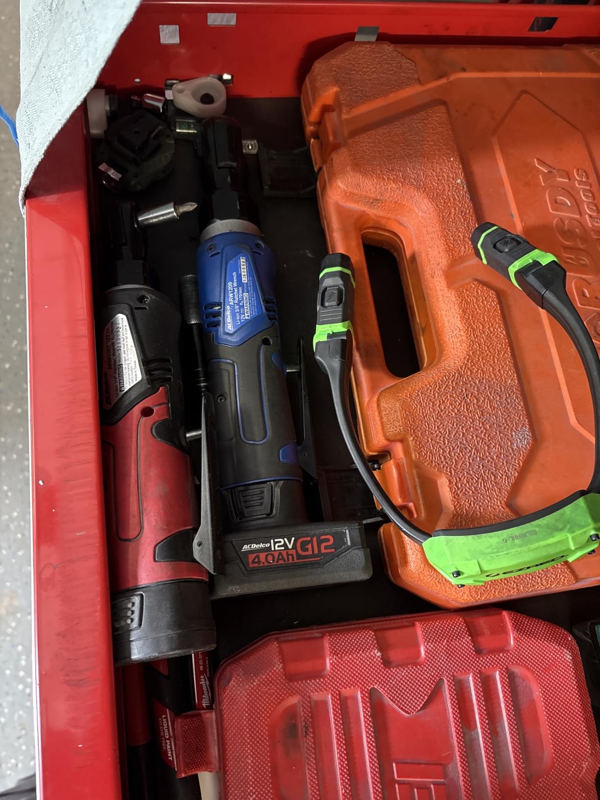 ACDelco G12 Series 12V Cordless Ratchet Combo Kit, 3/8