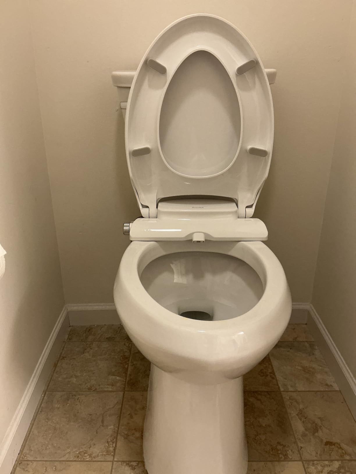 Brondell Bidet Toilet Seat Non-Electric Swash Ecoseat, Fits Elongated Toilets, White - Dual Nozzle System, Ambient Water Temperature customer photo 1