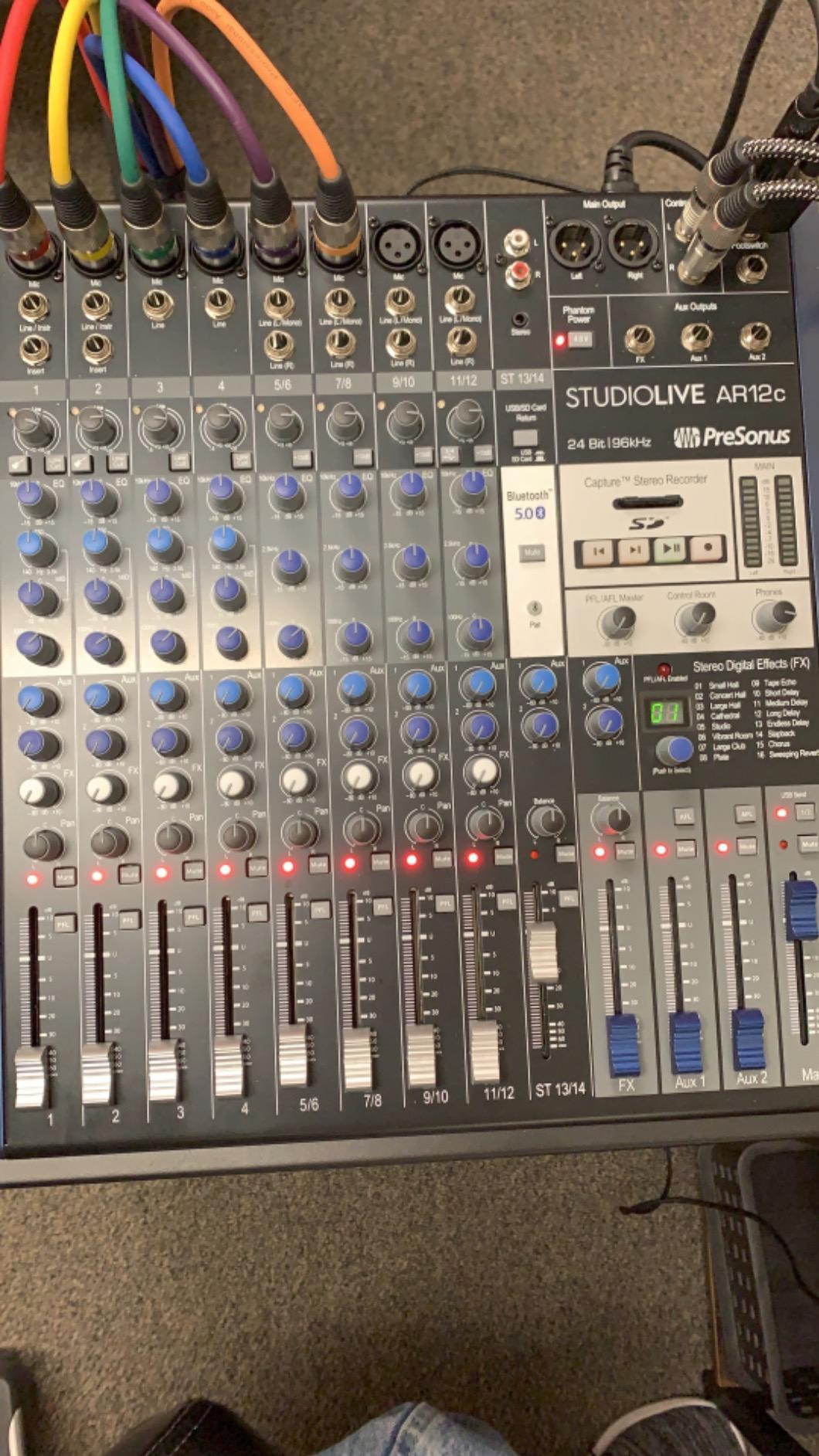 PreSonus StudioLive AR8c Analog Mixer with Studio One Pro Software customer photo 2