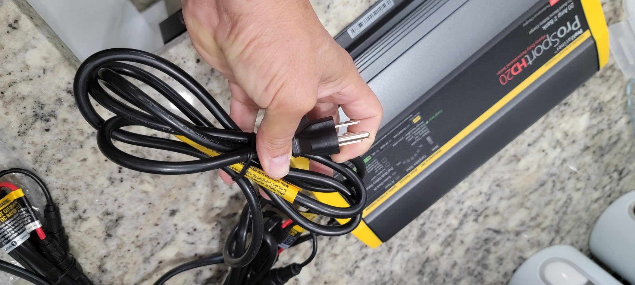 ProMariner 44020 ProSport HD Waterproof Marine Battery Charger, 20 Amp, 2 Bank customer photo 2