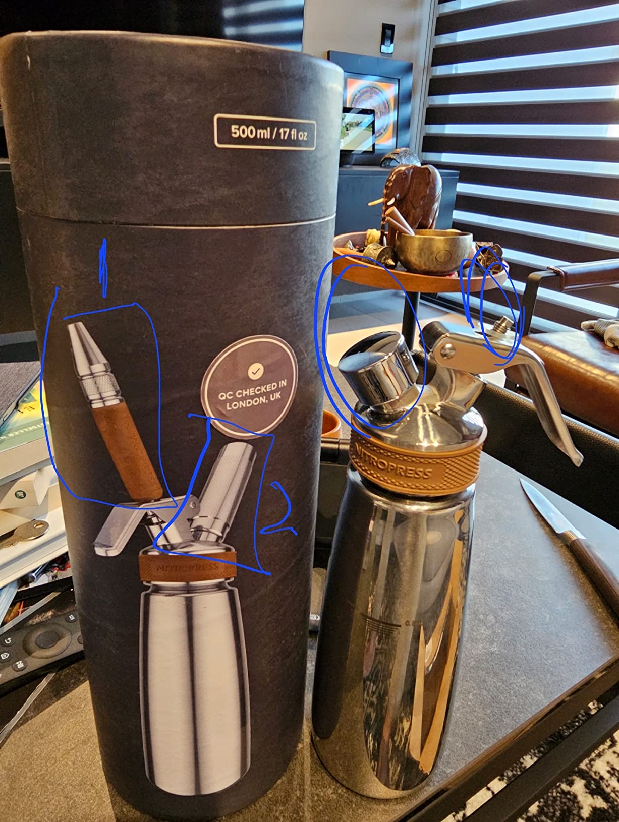 Original NitroPress - Nitro Cold Brew Coffee Maker Kit | Includes 10 Nitrogen Cartridges | Portable Infuser for Nitro Drinks, Cold Brew, Cocktails & Tea customer photo 1