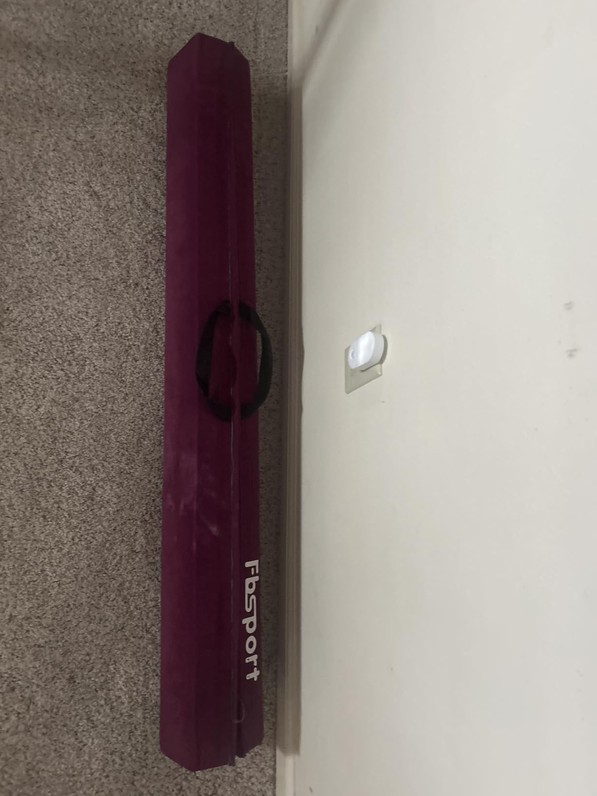 FBSPORT Folding Balance Beam, 6FT/8FT Gymnastics Floor Beam customer photo 2