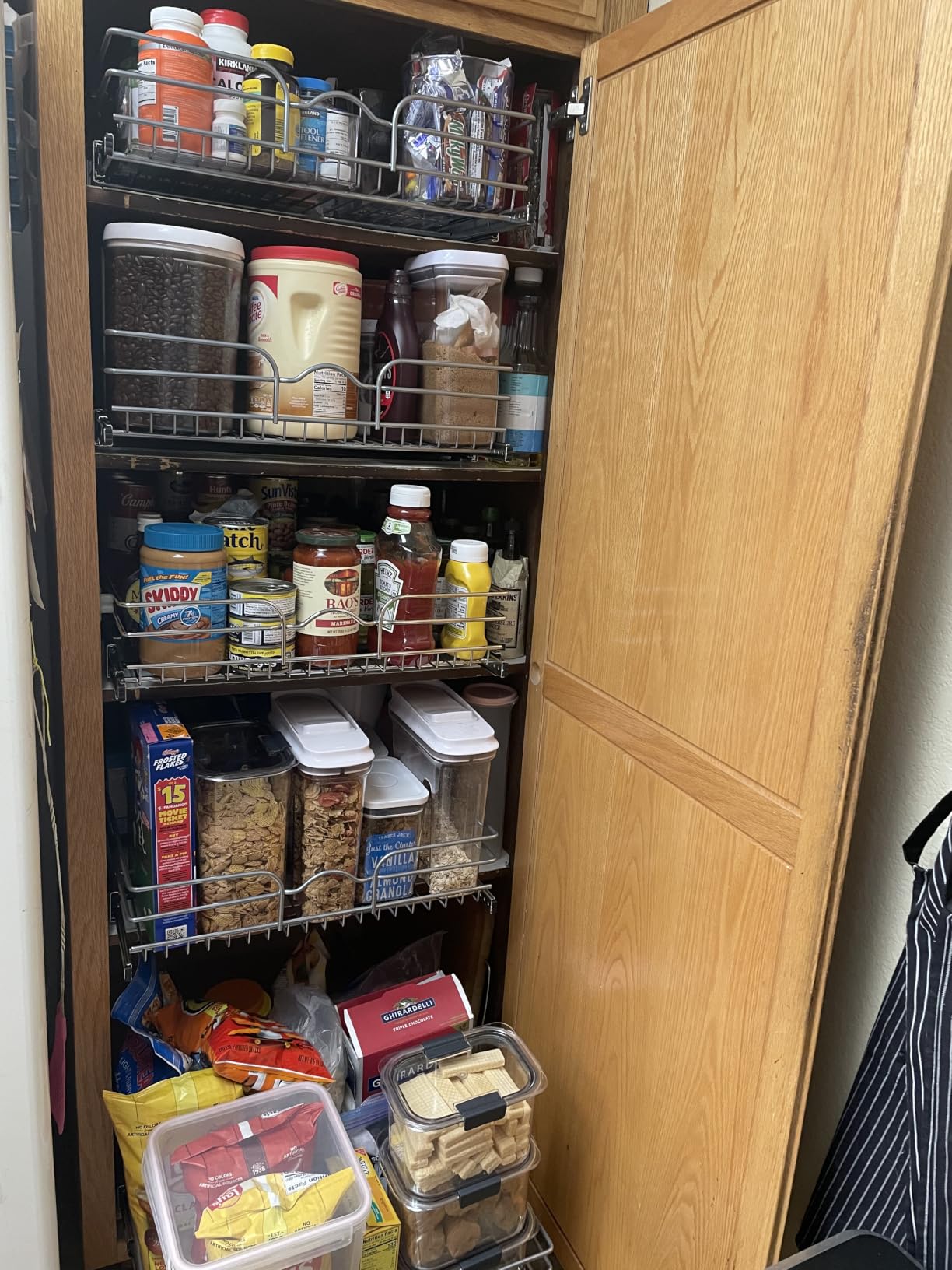 Rev-A-Shelf Pullout Organizer for Cabinets, Min Opening Width of 11.5