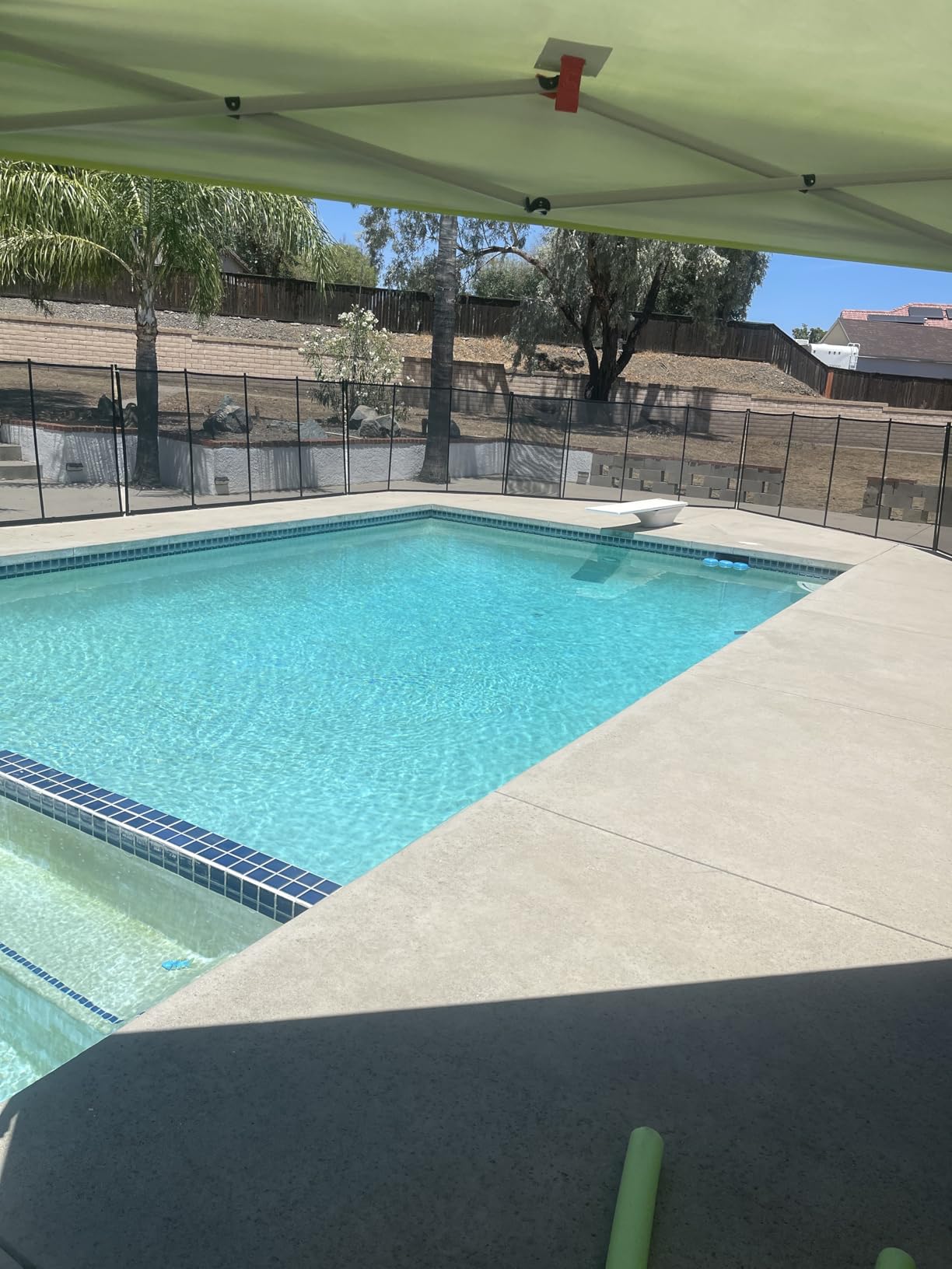 VINGLI Pool Fence 4Ft x 96Ft, Swimming Safety Fencing for Inground Pools | Safety barrier fencing for kids & pets, mesh pool fence prevents accidental access, weather-resistant black fence customer photo 1