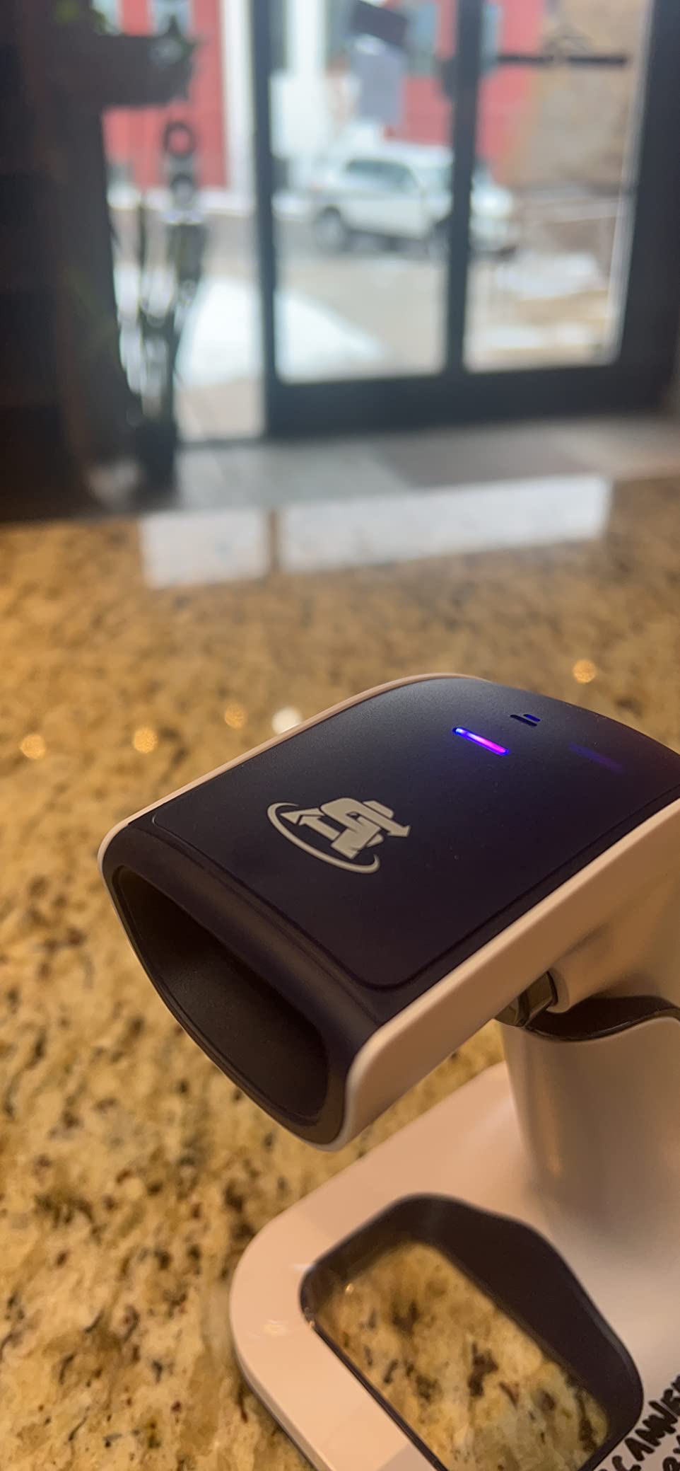 ScanAvenger Wireless Portable 1D with Stand Bluetooth Barcode Scanner: Hand Scanner 3-in-1, Cordless, Rechargeable Scan Gun for Inventory - USB Barcode Reader (1D Only with Next Gen Stand) customer photo 1