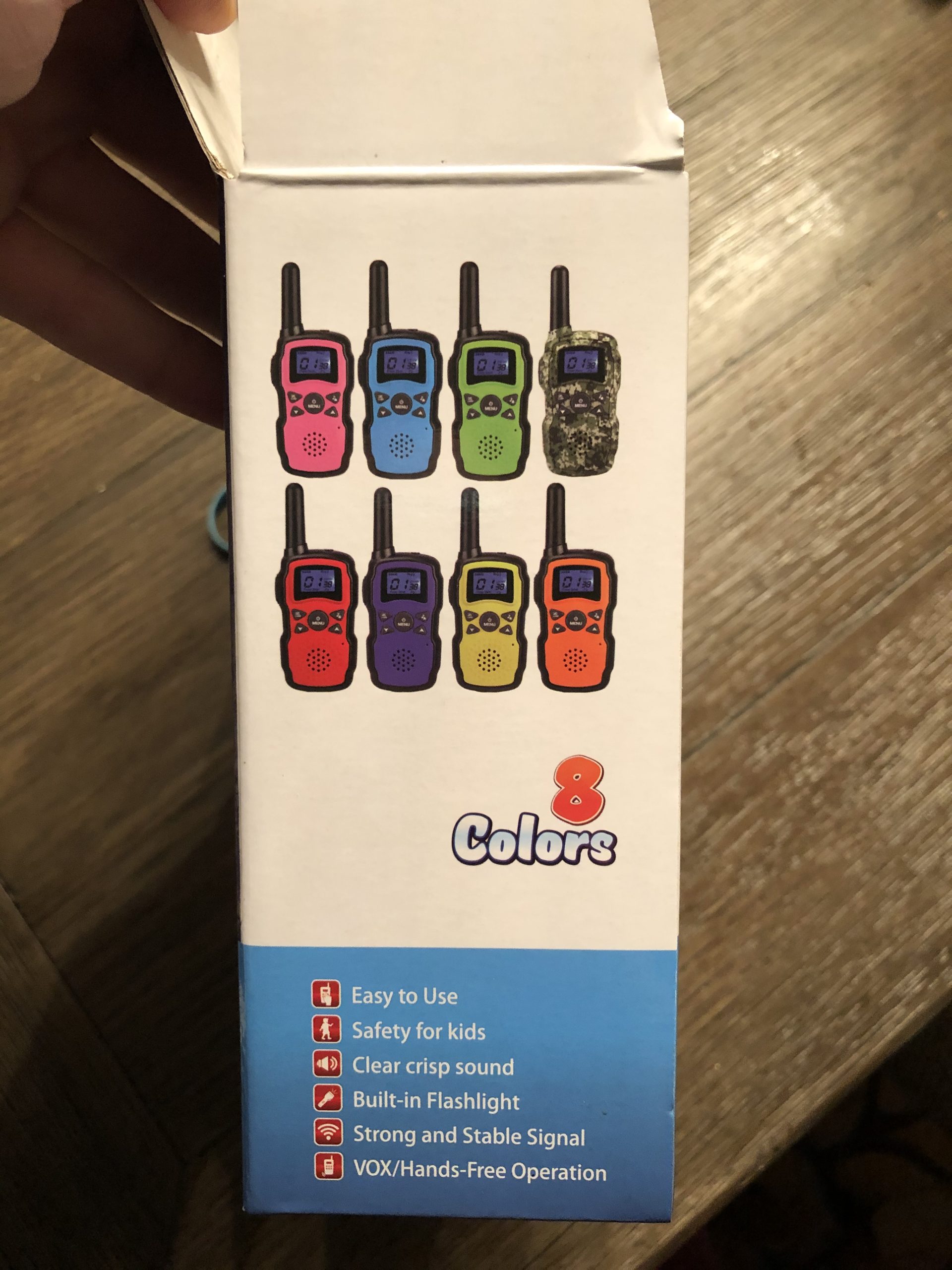 Walkie Talkies for Kids Adults Rechargeable 4 Sets with 2 USB Chargers | 4X3000mAh Batteries | Lanyards | Family Walky Talky Long Range for Hiking Camping | Xmas Birthday Gift Boys Girls Present customer photo 2