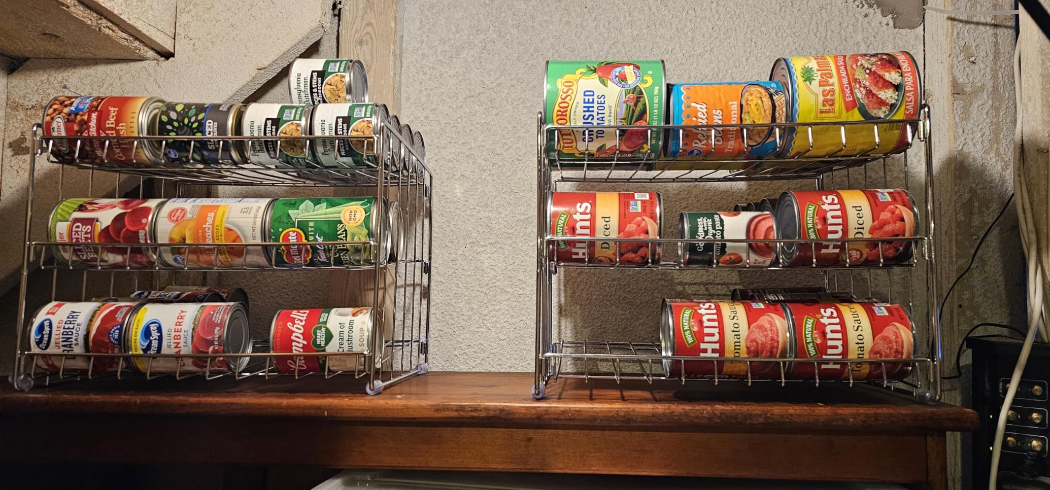 Kitchen Details 3 Tier Can Organizer | Chrome Steel Canned Food Storage Rack | Holds 36 Cans | Space-Saving Pantry & Cabinet Storage Solution | Easy Access to Canned Goods | Freestanding Design customer photo 2