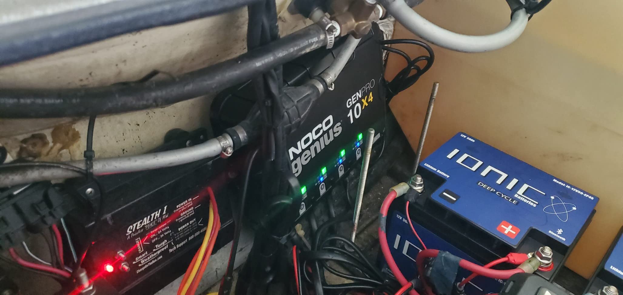 NOCO GENPRO10X4 12V 40A 4-Bank OnBoard Marine Battery Charger & Maintainer | Charges 4 Batteries at Once, IP68 Waterproof, Overcharge Protection, Temperature Compensation, For Lead-Acid & Lithium customer photo 2