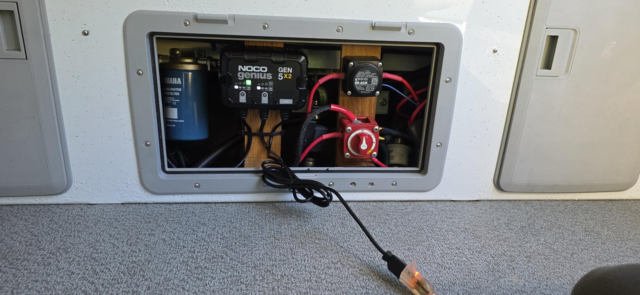 NOCO Genius GEN5X2: 2-Bank, 10A Onboard Battery Charger - 5A Per Bank, 12V Waterproof Marine Charger with Overcharge Protection & Temperature Compensation – for Lead-Acid & Lithium Batteries | Charges 2 Batteries at Once, IP68 Waterproof, Overcharge Protection, Temperature Compensation, For Lead-Acid & Lithium customer photo 2