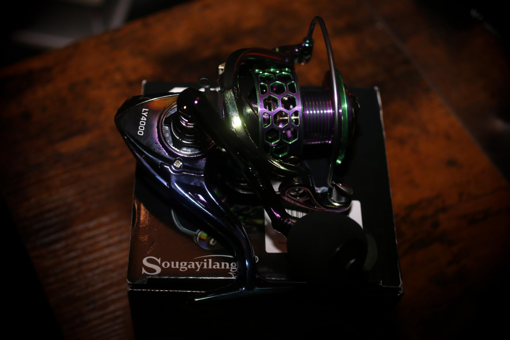 Sougayilang Colorful Fishing Reel 13 +1 BB Light Weight Ultra Smooth Powerful Spinning Reels, with CNC Line Management Graphite Frame, for Freshwater customer photo 2