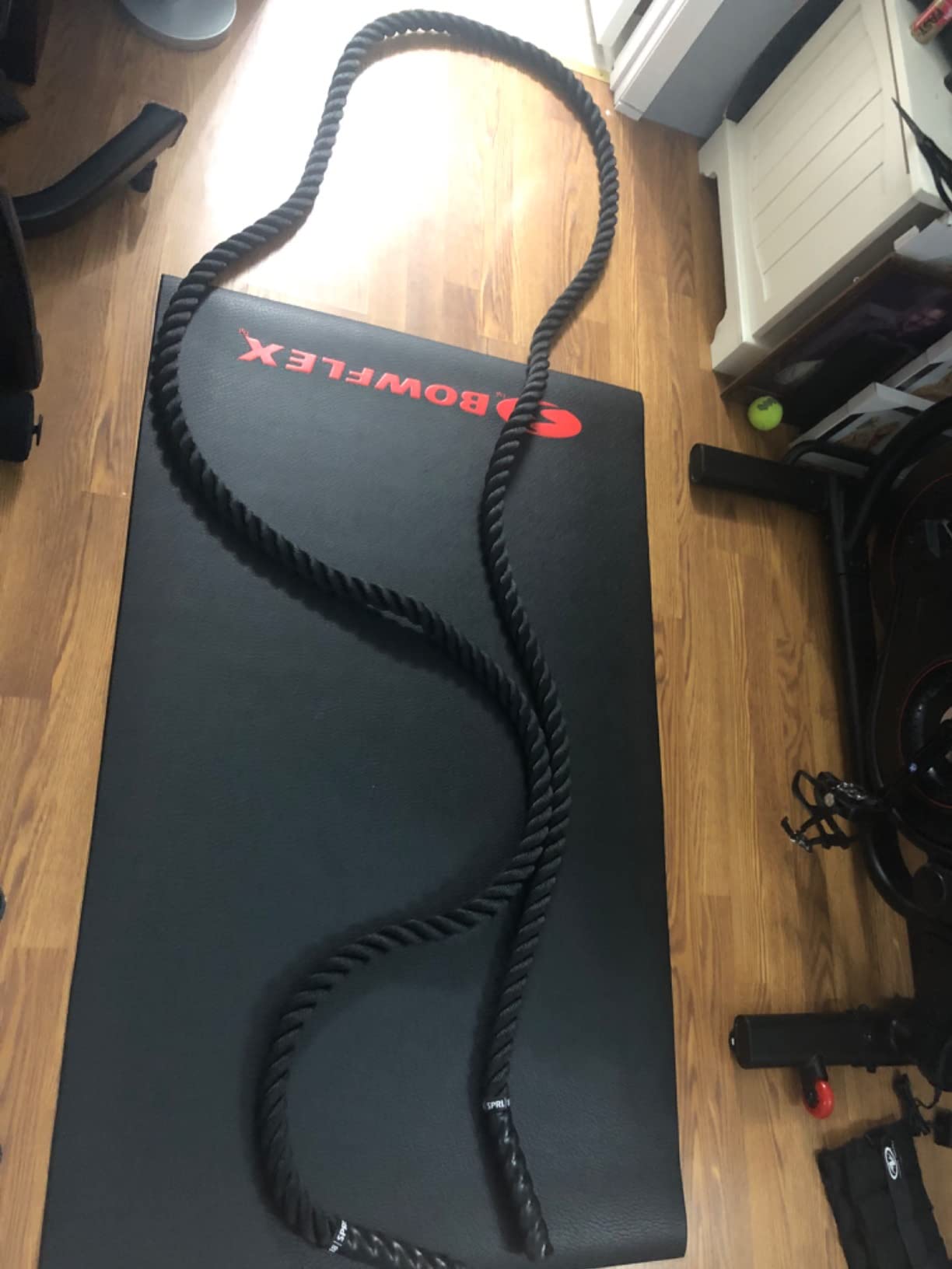 SPRI Battle Rope, Weighted Exercise Rope, Strength | Battle Rope for Strength, HIIT Conditioning & Endurance Training | Heavy-Duty Nylon | Home Gym & Commercial Use customer photo 1