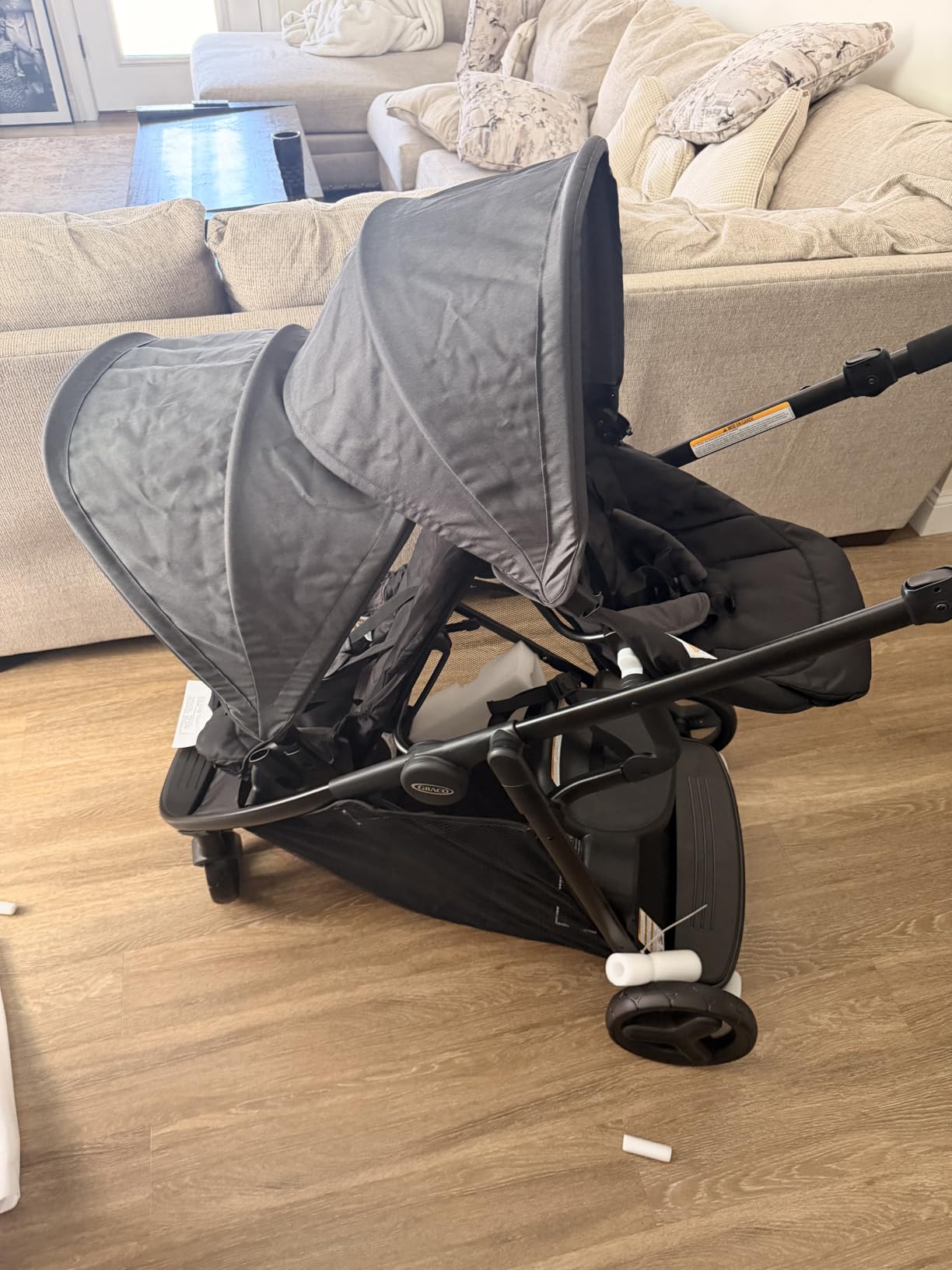 Graco Ready2Grow LX 2.0 Double Stroller, Clark customer photo 2