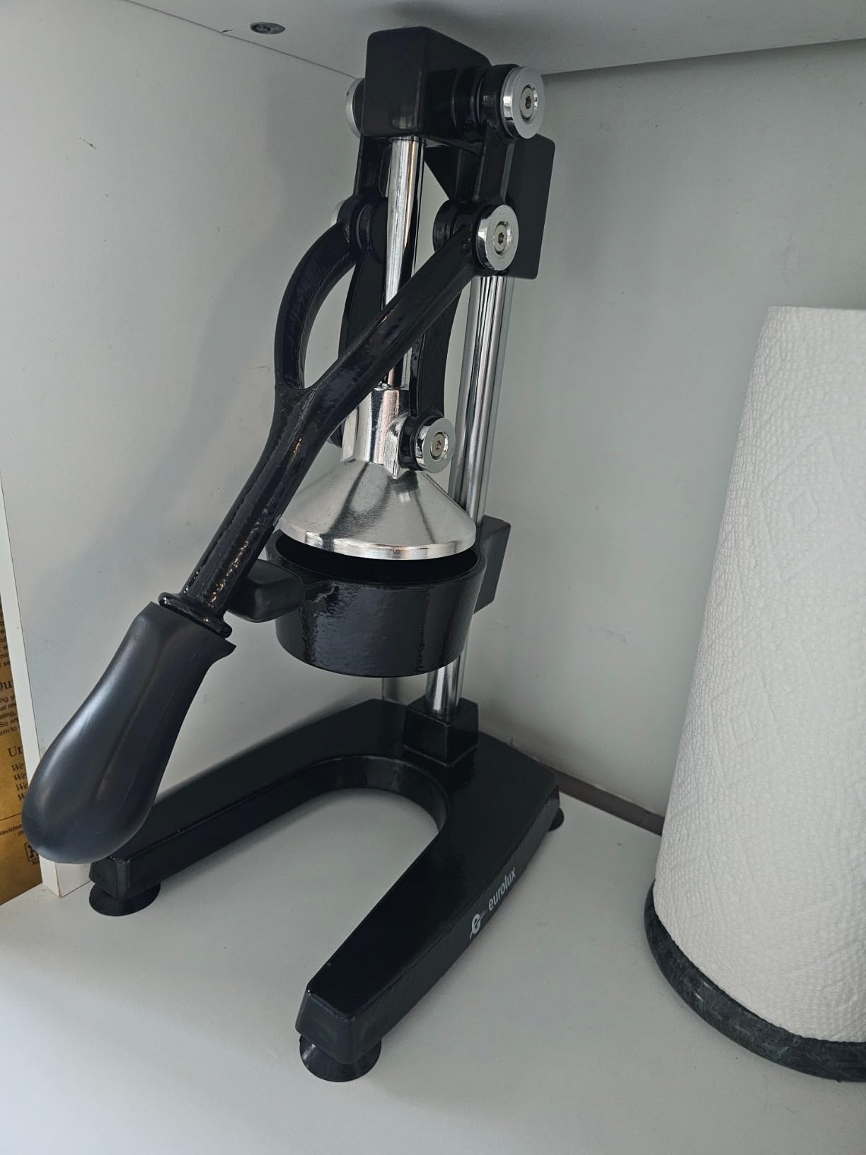 Eurolux Ultra-Premium Cast Iron Juicer | Extra-Large, Heavy Duty, Commercial Grade, Stainless Steel Manual Hand Press Citrus Squeezer customer photo 2