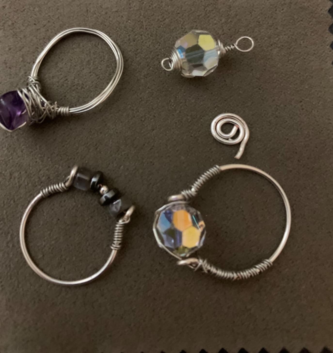 Thrilez Wire Wrapping for Jewelry Making, Repair and Beading Supplies Kit with Craft Ring Wire, Tools, Pliers and Findings customer photo 2
