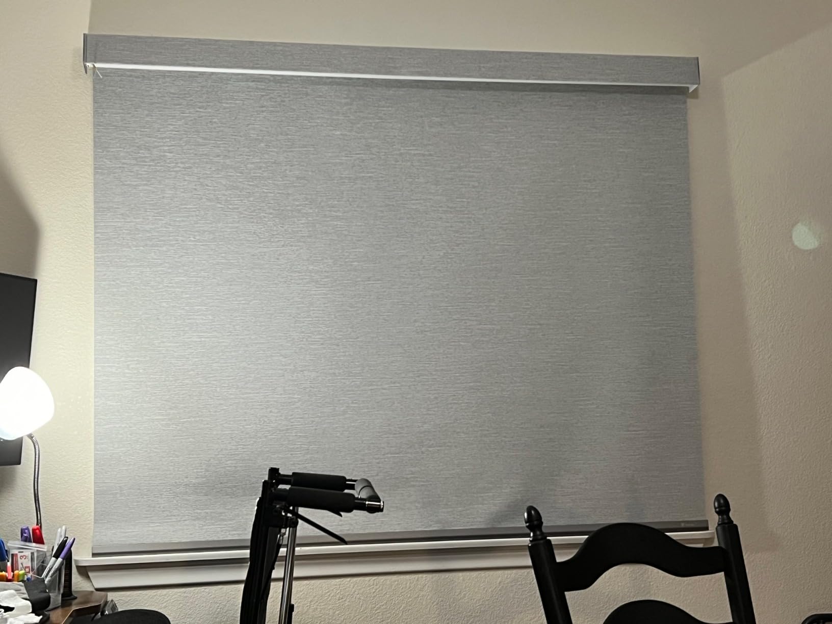 Yoolax Motorized Blinds with Remote, Smart Blinds for Windows, Custom Size | Automatic Blinds with Voice Control, Works with Alexa, Google Assistant, Apple Home, 100% Blackout, Bedroom Home Office customer photo 2