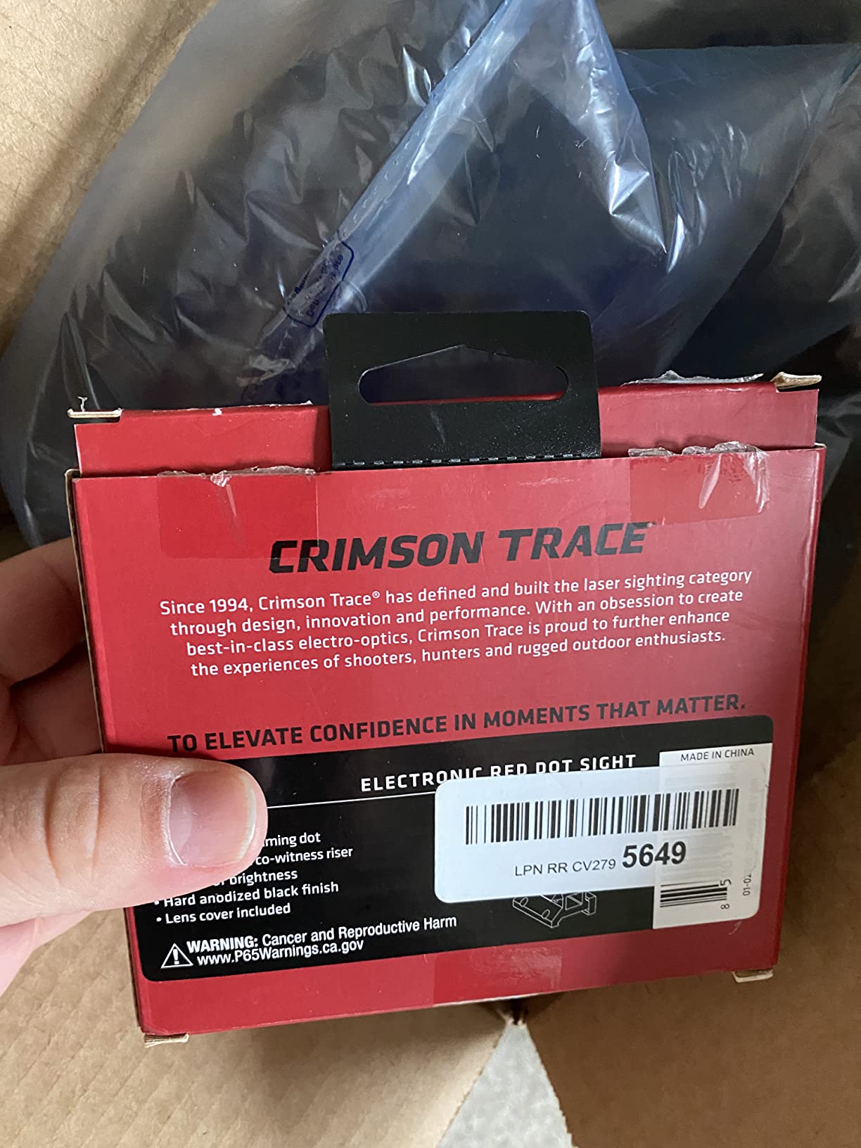 Crimson Trace CTS-25 Compact Sight with 4 MOA LED Red Dot Reticle and 1x Magnification for Rifles, Long Guns, Defense and Competition customer photo 1