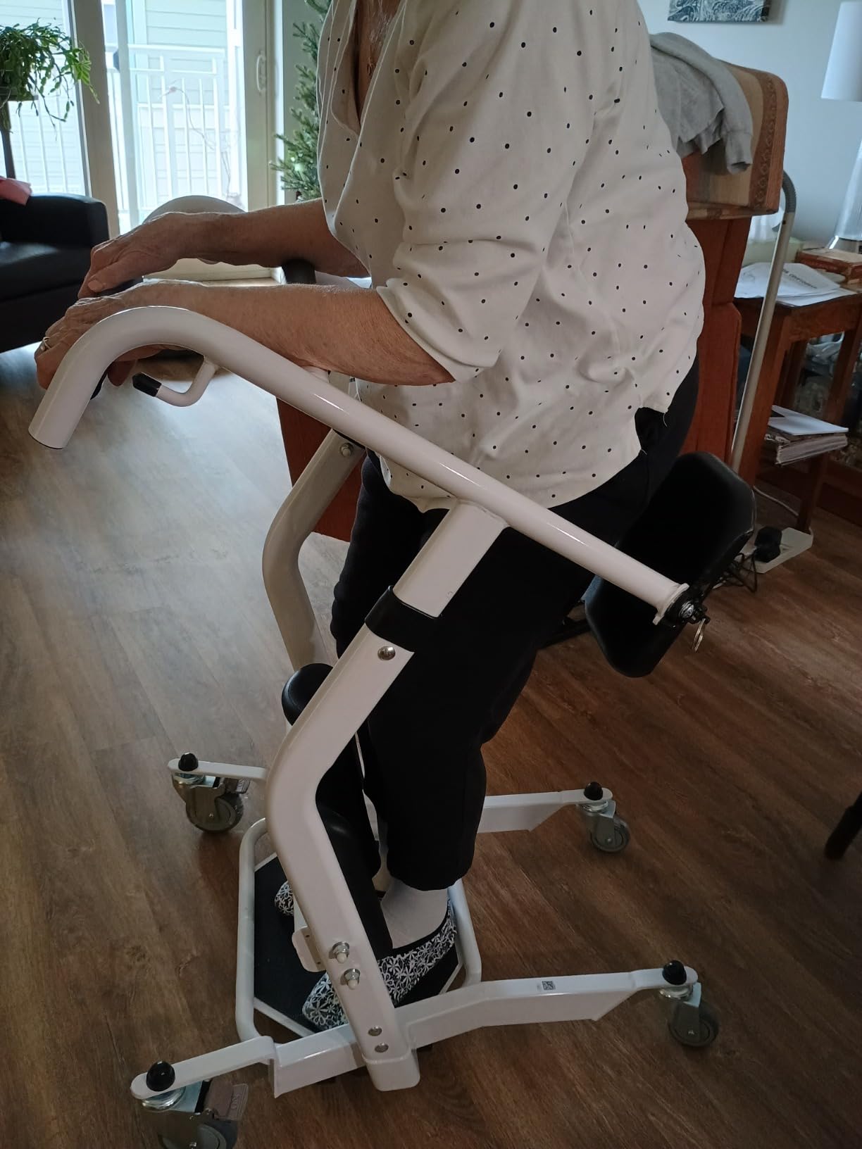 Vive Mobility Sit to Stand Patient Lift for Handicapped - Stand Assist Lift | Aid for Home Care Use - Elderly Lift Assist Transfer Device - Transport Chair Stand Assist for Seniors, Adults & Disabled customer photo 2
