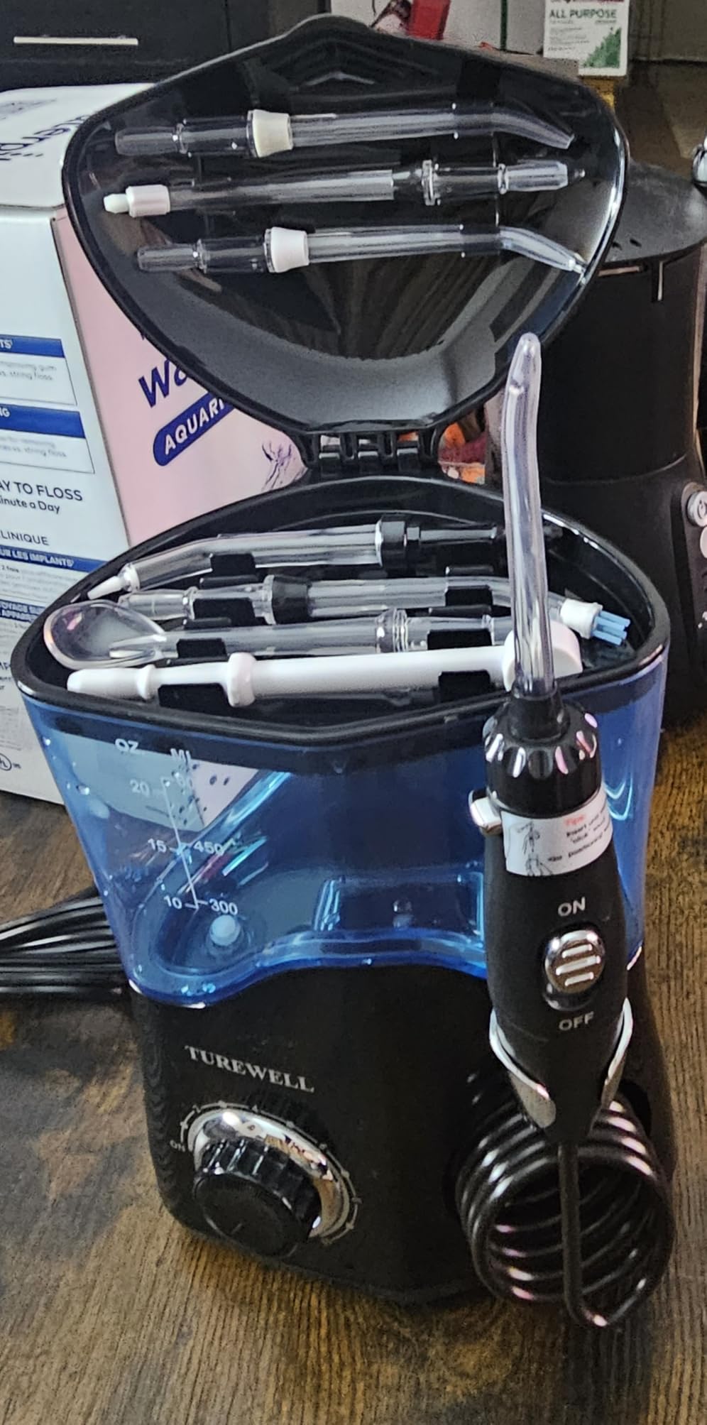 TUREWELL Water Dental Flosser for Teeth/Braces, Water Teeth Cleaner customer photo 1