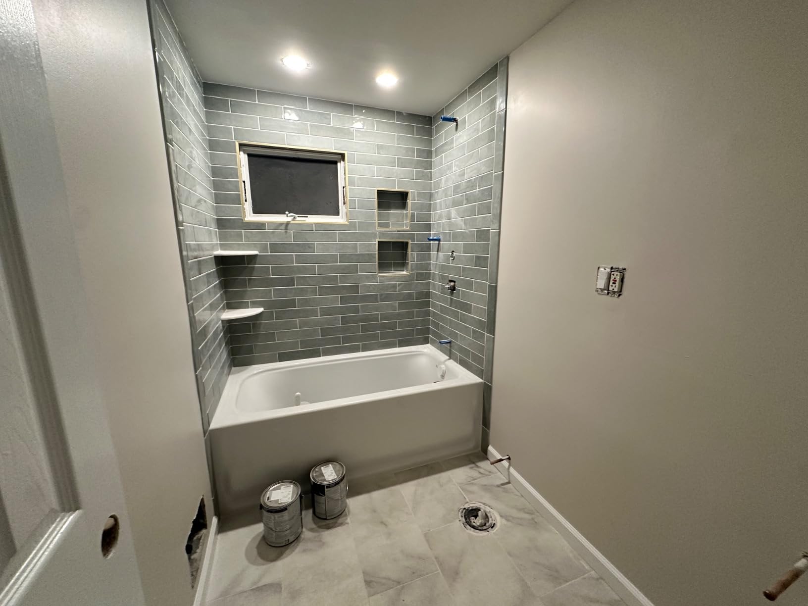 MSI Renzo Denim 3in. x 12in. Glossy Ceramic Subway Wall Tile customer photo 1