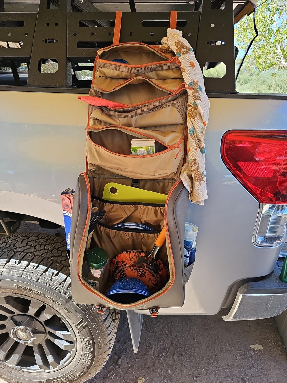 Kelty Camp Galley Deluxe - Camp Kitchen Organization Kit, Deep Pockets, Paper Towel Holder, Zippered Compartments for Outdoor Cooking Essentials customer photo 1